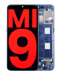 OLED Display with Frame for Xiaomi Mi 9 (Aftermarket Plus) (Ocean Blue)