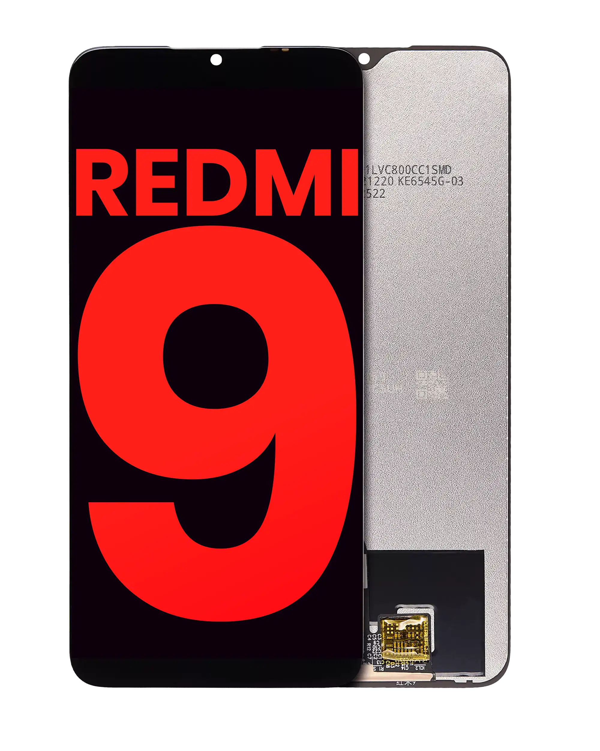 LCD-Display ohne Rahmen für Xiaomi Redmi 9 (Aftermarket Plus) (Alle Farben)