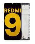 LCD-Display mit Rahmen für Xiaomi Redmi 9/Poco M2 (Refurbished) (Alle Farben)