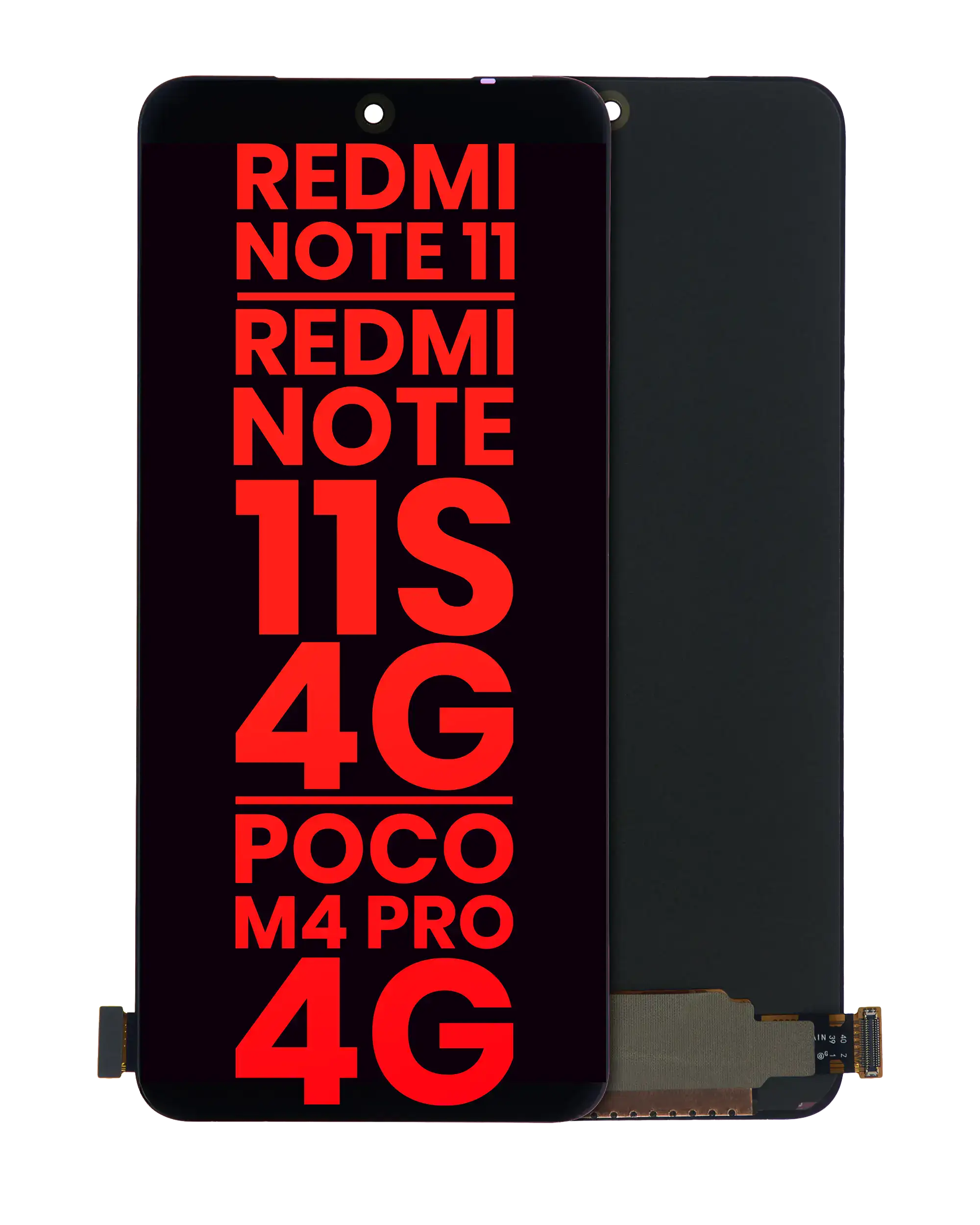 OLED Display without Frame for Xiaomi Redmi Note 11 / Redmi Note 11S 4G / Xiaomi Poco M4 Pro 4G (Aftermarket Plus) (All Colors)