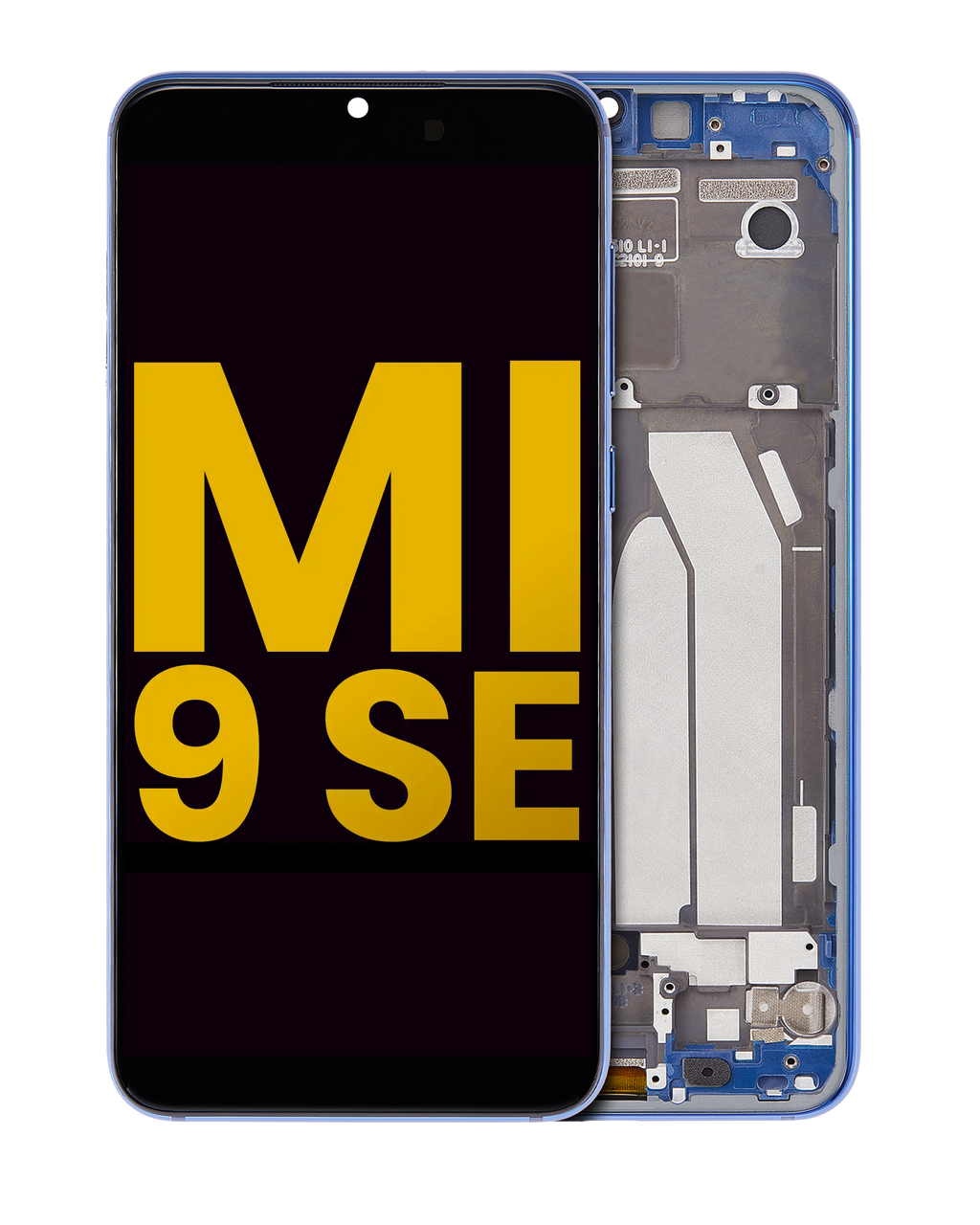 OLED-Display mit Rahmen für Xiaomi Mi 9 SE (Refurbished) (Blau)