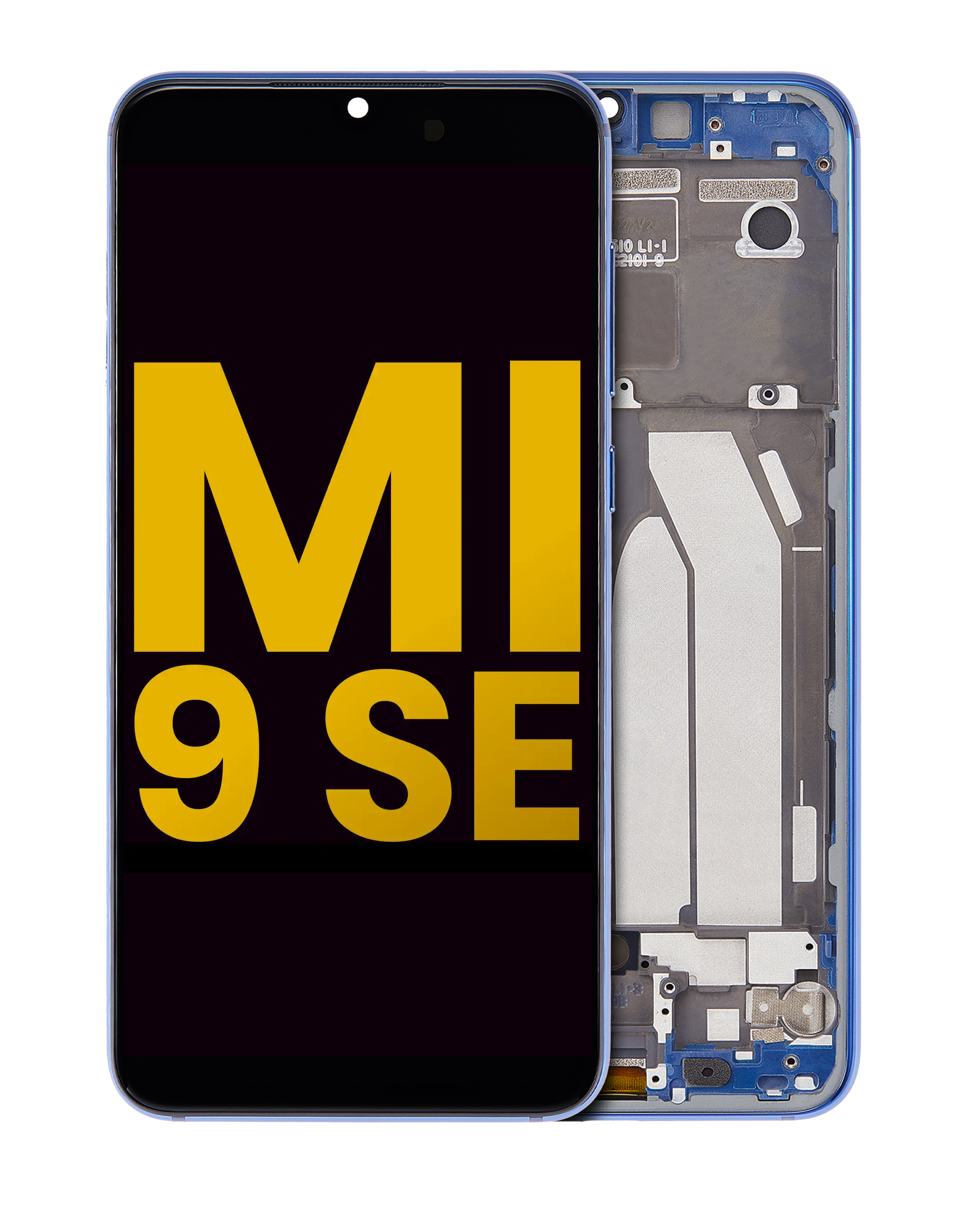 OLED-Display mit Rahmen für Xiaomi Mi 9 SE (Refurbished) (Blau)