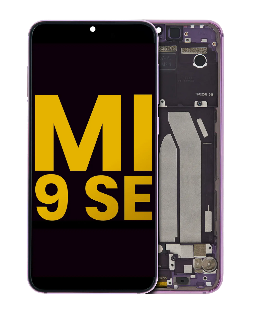 OLED Display with Frame for Xiaomi Mi 9 SE (Refurbished) (Violet)
