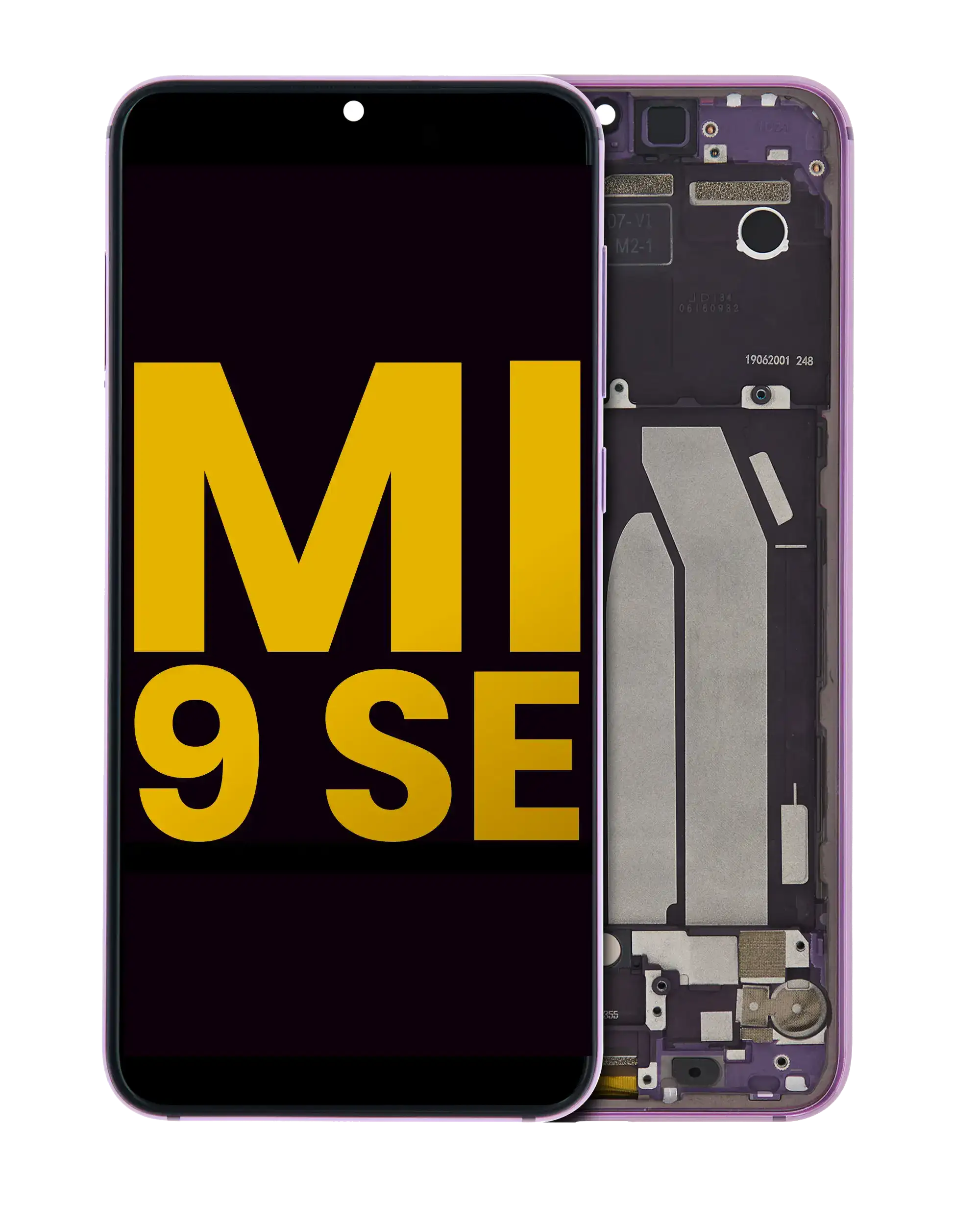 OLED Display with Frame for Xiaomi Mi 9 SE (Refurbished) (Violet)