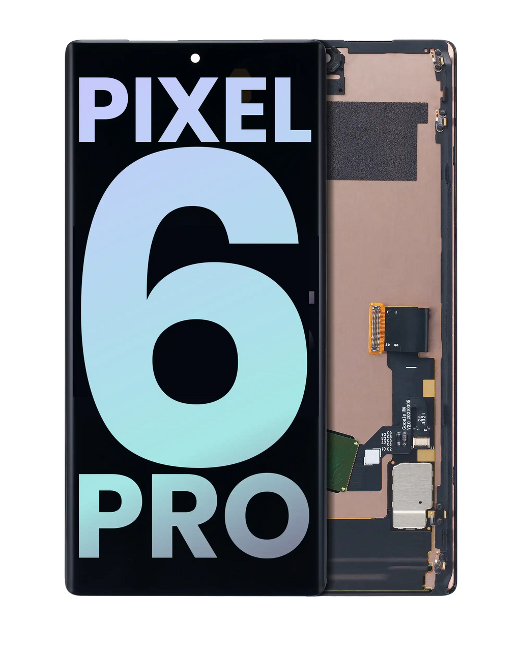OLED Display with Frame and Fingerprint Sensor for Google Pixel 6 Pro (Original OEM) (all colors)
