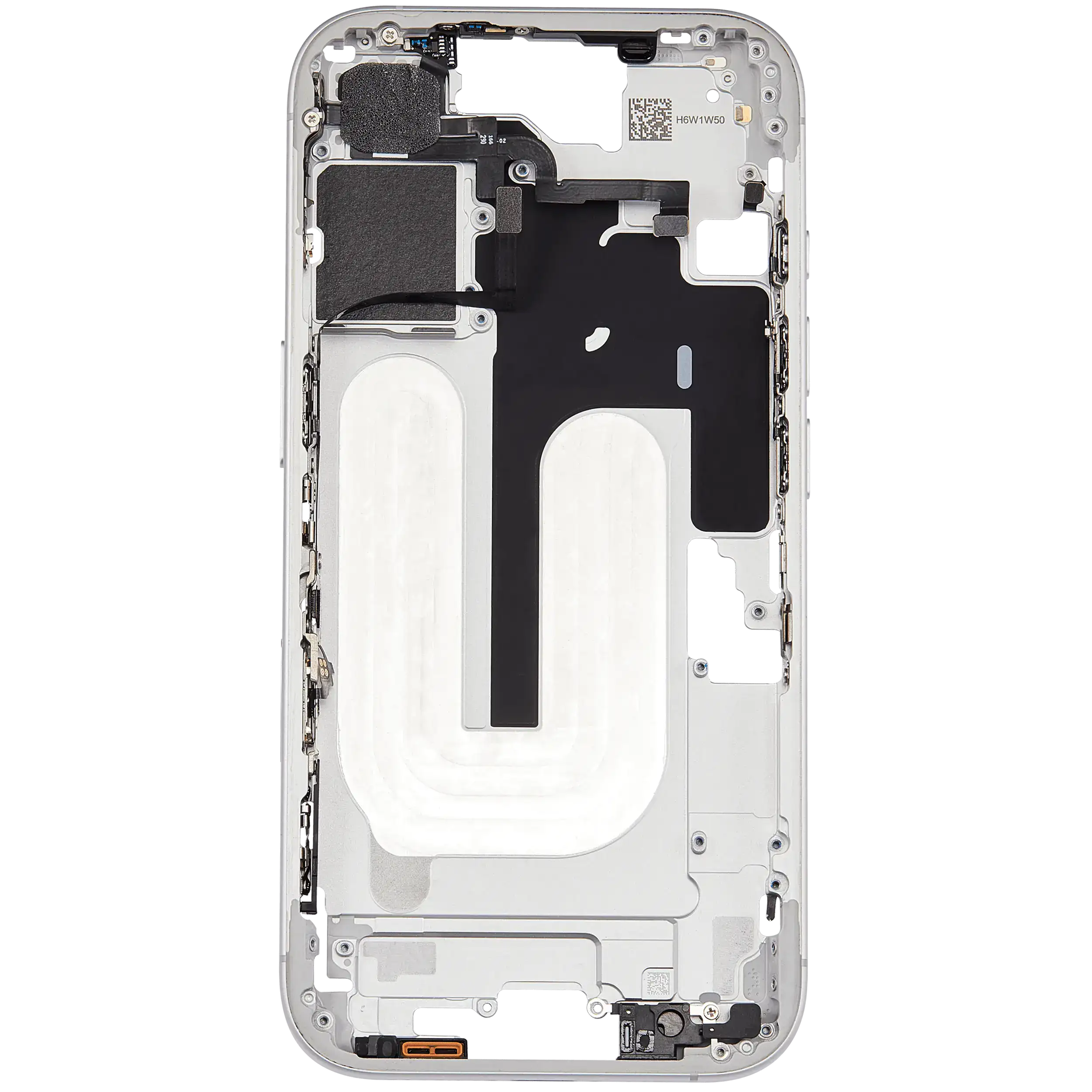 Original Apple-Ausbau A gebraucht – iPhone 16 US Version Rahmen Weiß