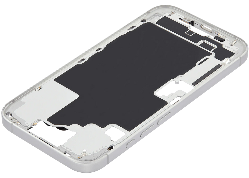 Original Apple-Ausbau A gebraucht – iPhone 16 US Version Rahmen Weiß