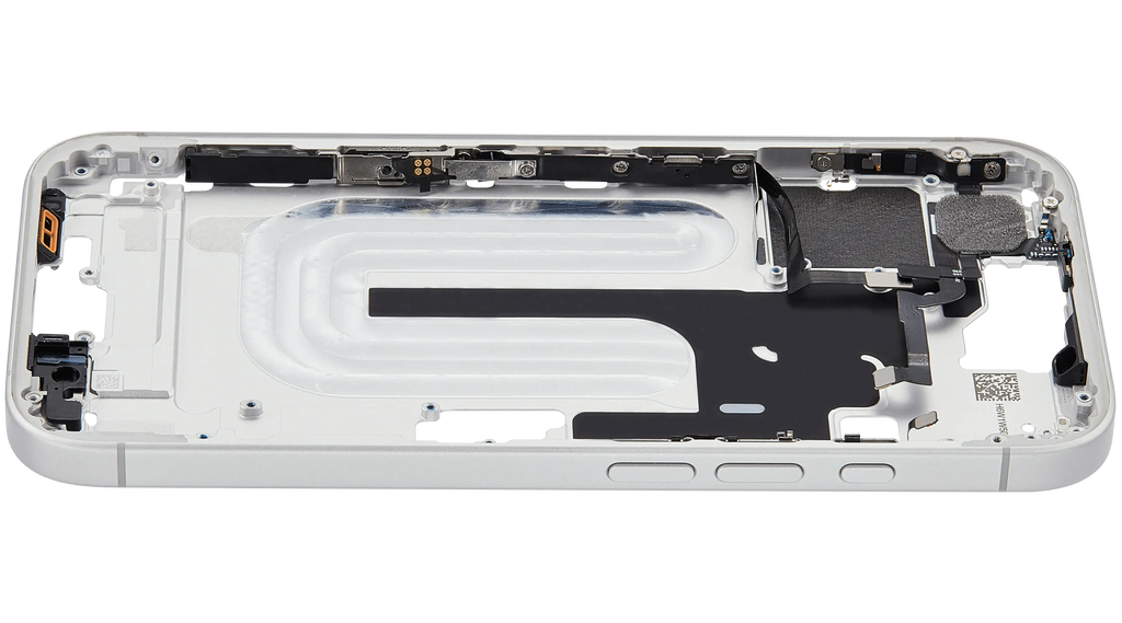 Original Apple-Ausbau A gebraucht – iPhone 16 US Version Rahmen Weiß