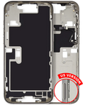 Midframe/Rahmen mit Kleinteilen für iPhone 16 Pro Max (OEM A) Weiß Titanium