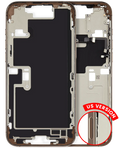 Midframe/Frame with Small Parts for iPhone 16 Pro Max (US Version) (Used OEM Pull, Quality A) (Desert Titanium)