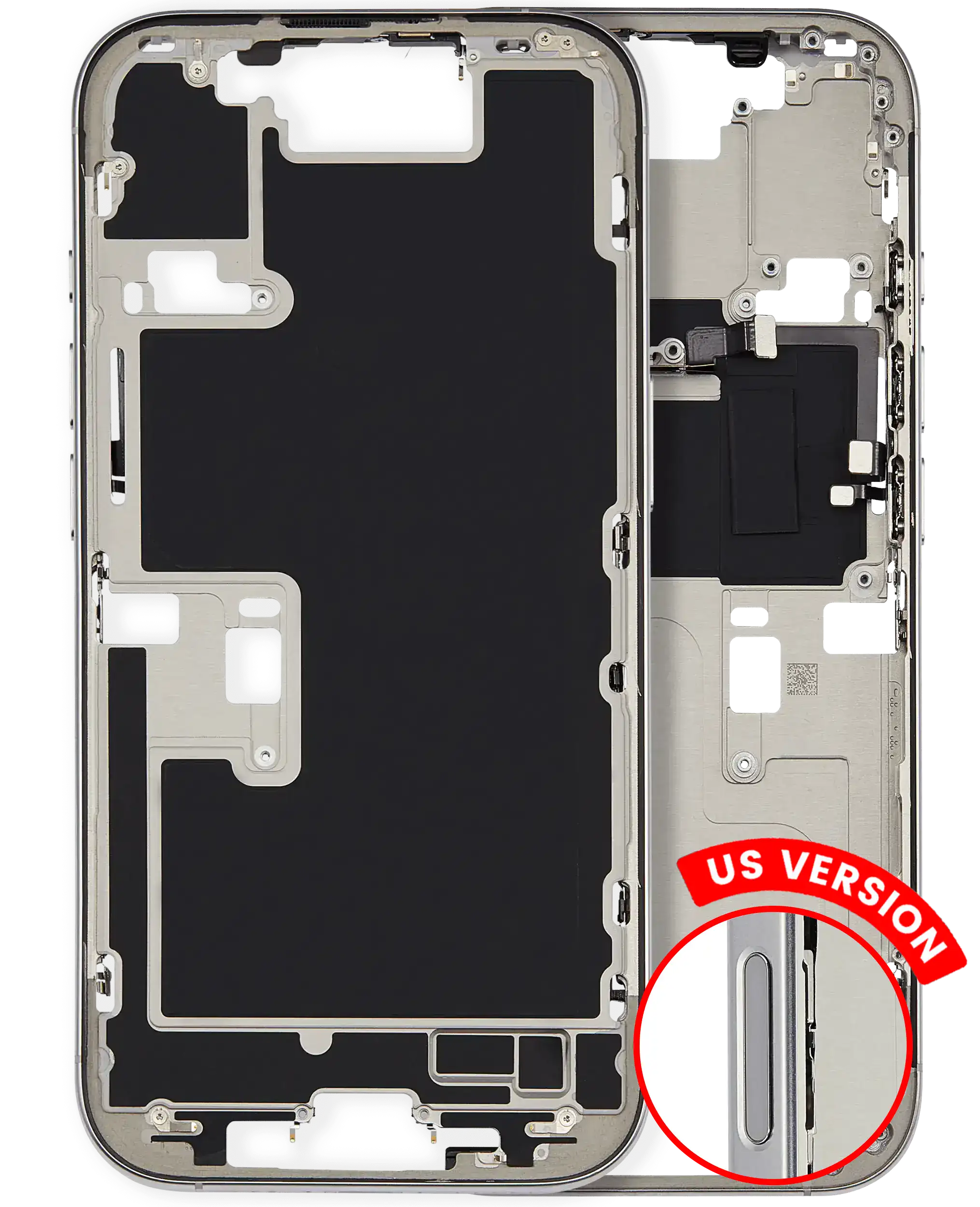 Original Apple-Ausbau A gebraucht – iPhone 16 Pro US Version Rahmen Natur