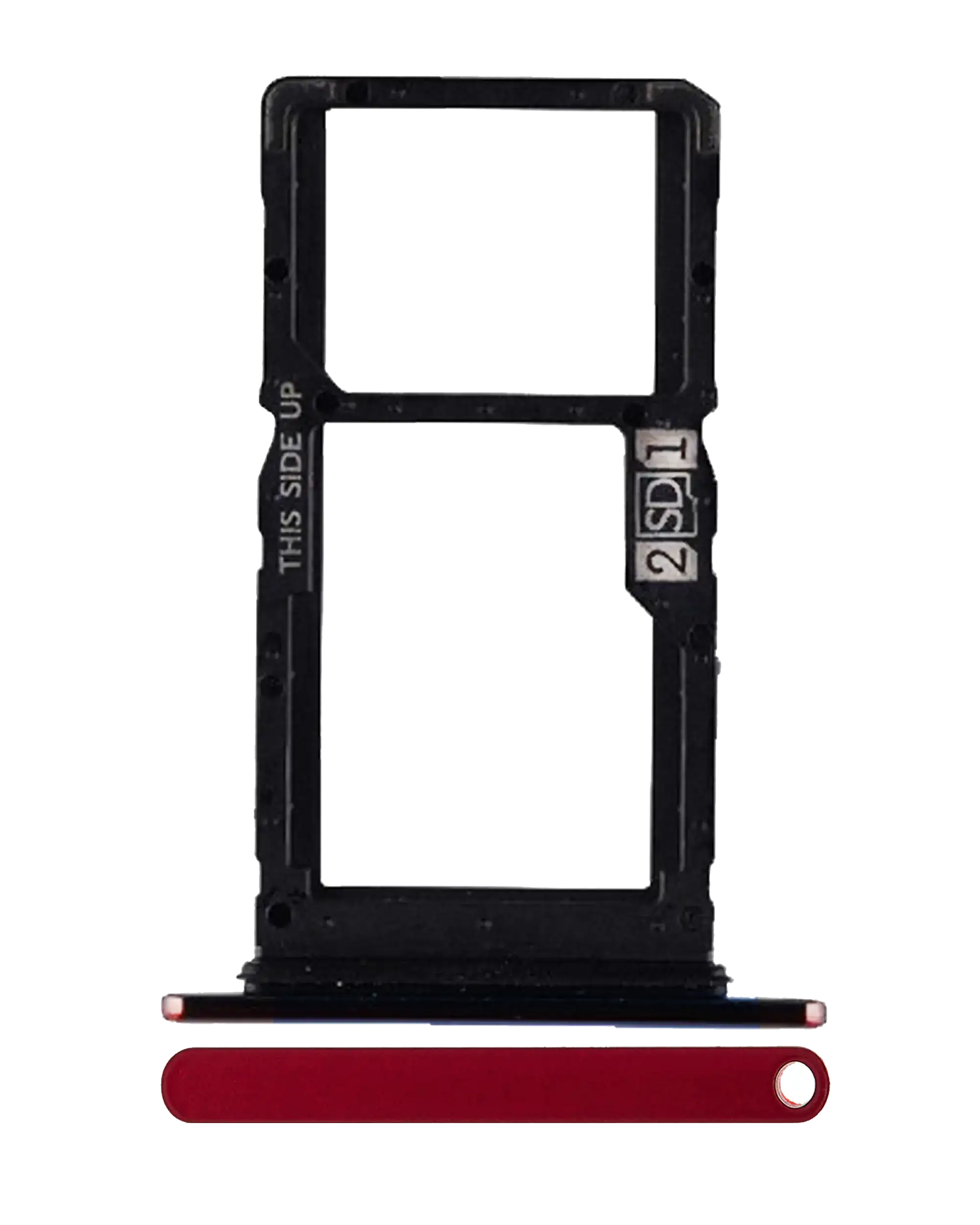 SIM-Kartenfach (Dual-SIM) für Motorola One Hyper (XT2027-1 / 2020) (OEM) (Magent