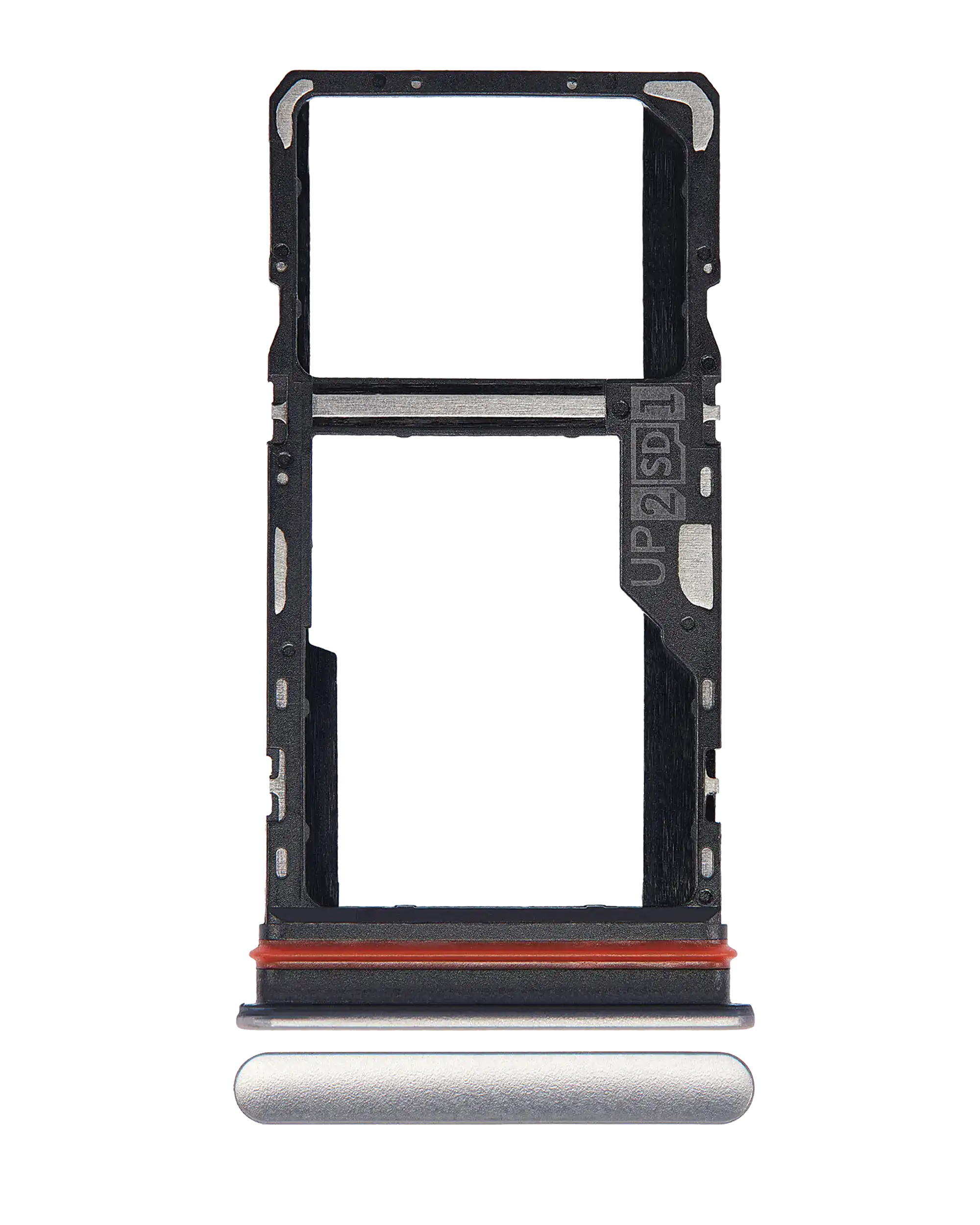 Single SIM Card Tray for Motorola Moto G51 5G (XT2171 / 2021) (Bright Silver)