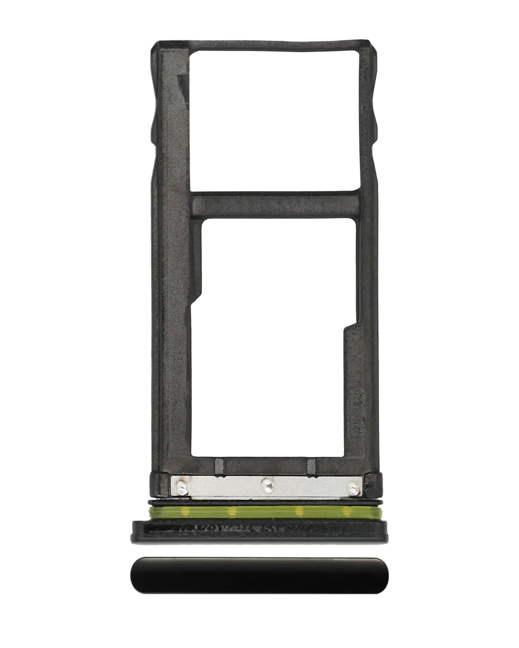 Single SIM Card Tray for Motorola One Vision (XT1970 / 2019) / P50 (XT1970 / 2019) (Black)