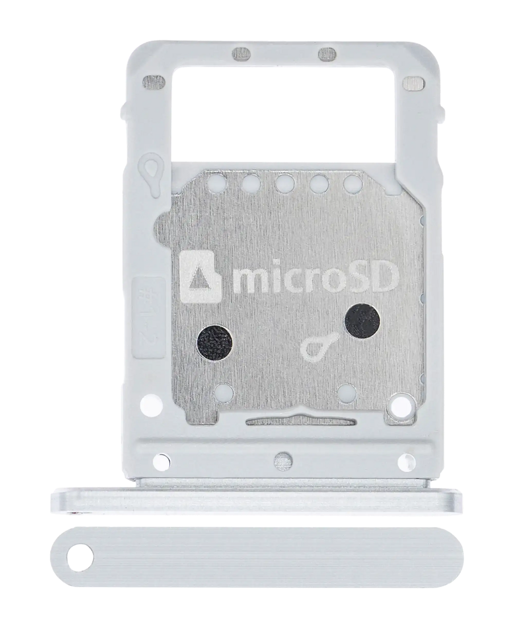 Single SIM Card Tray for Samsung Galaxy Tab S7 Plus 12.4" (T970/T975/T976) (2020) Mystic Silver