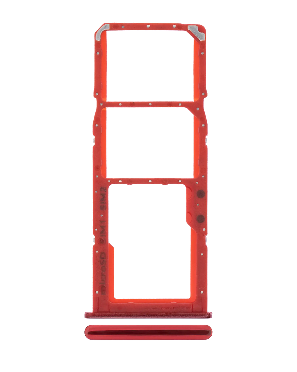 Dual SIM Card Tray for Samsung Galaxy A51 4G (A515 / 2019) (Red)