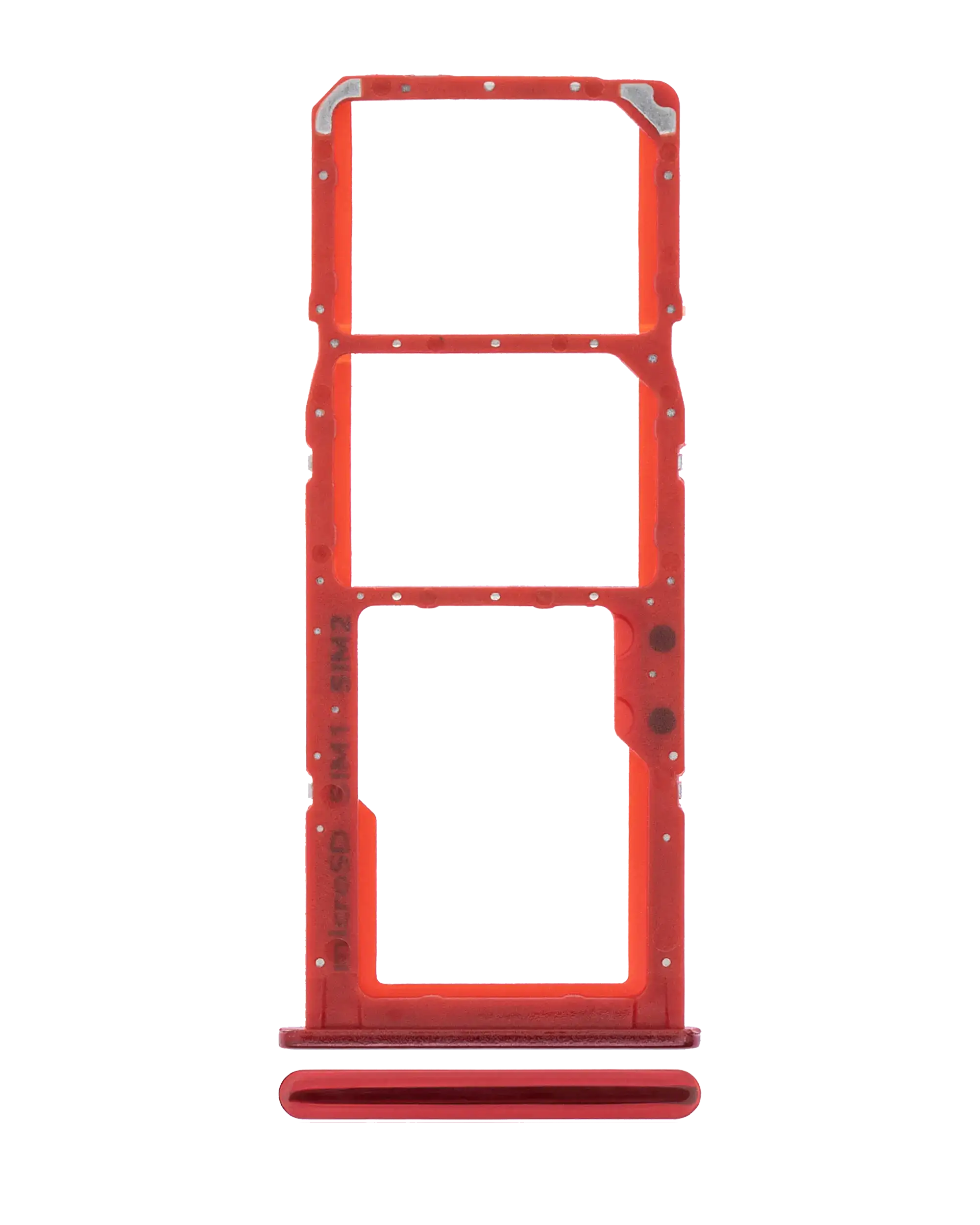 Dual SIM Card Tray for Samsung Galaxy A51 4G (A515 / 2019) (Red)
