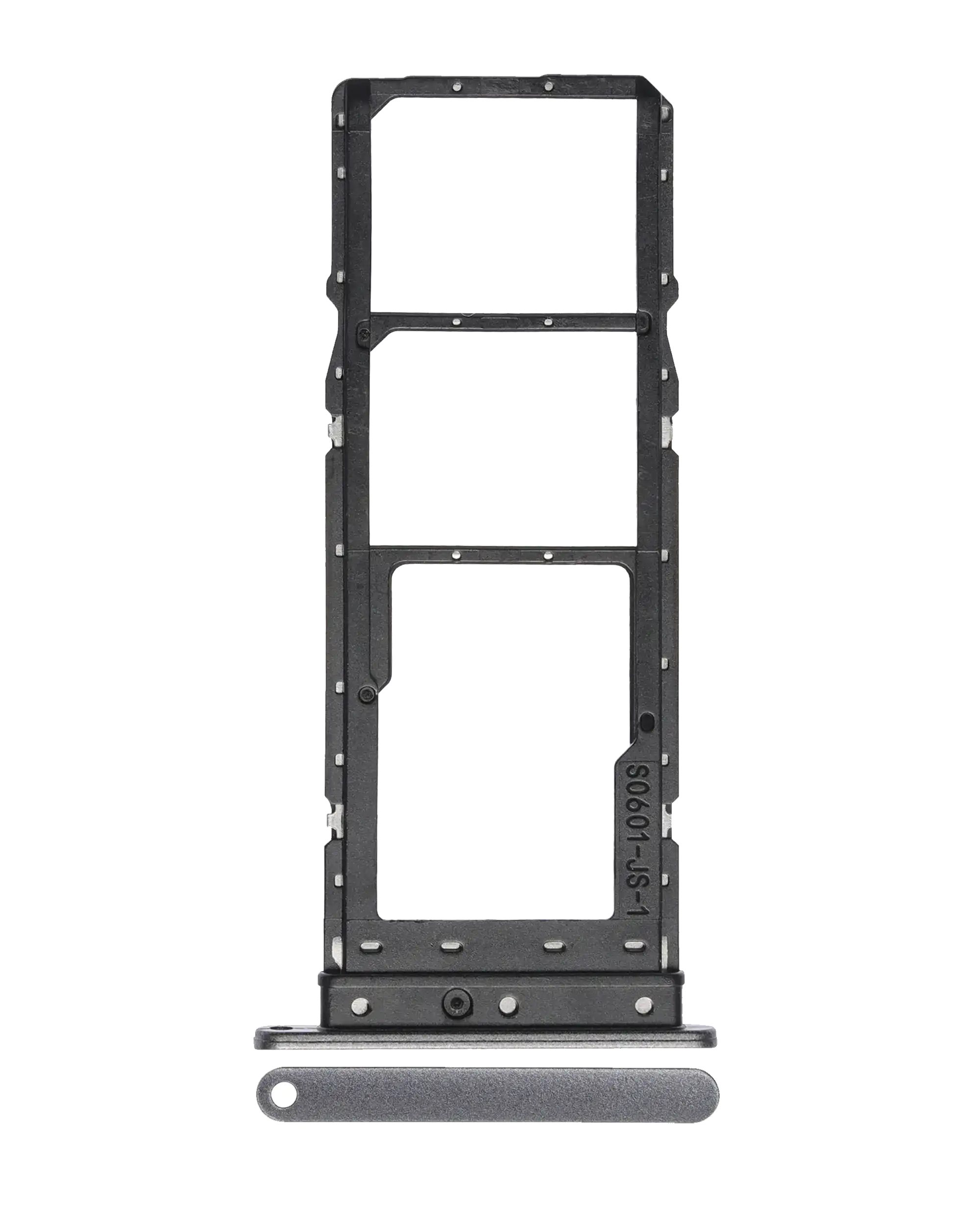 Dual SIM Card Tray for Motorola Moto E20 (XT2155 / 2021) (Gray)
