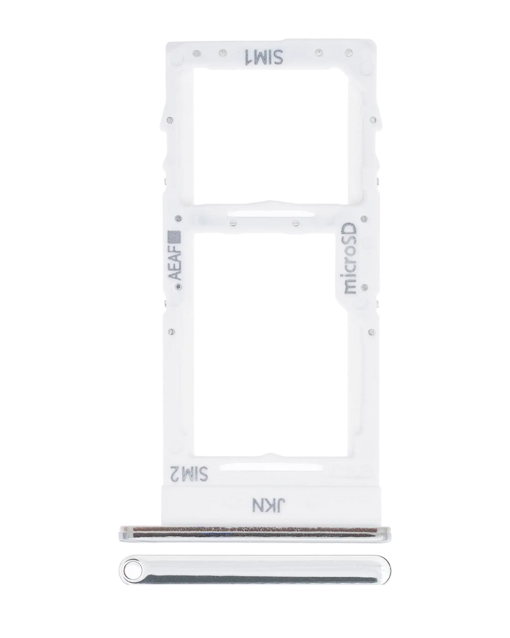Dual SIM Card Tray for Samsung Galaxy A51 5G (A516 / 2020) (Prism Cube White)