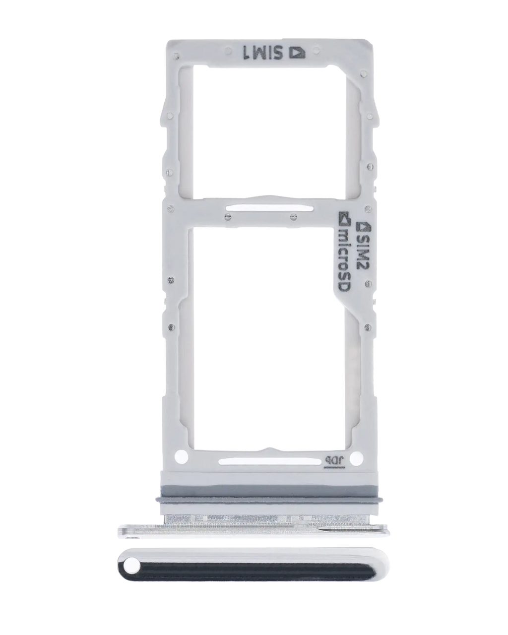 Dual SIM card tray for Samsung Galaxy A71 5G (A716 / 2020) (Prism Cube Silver)