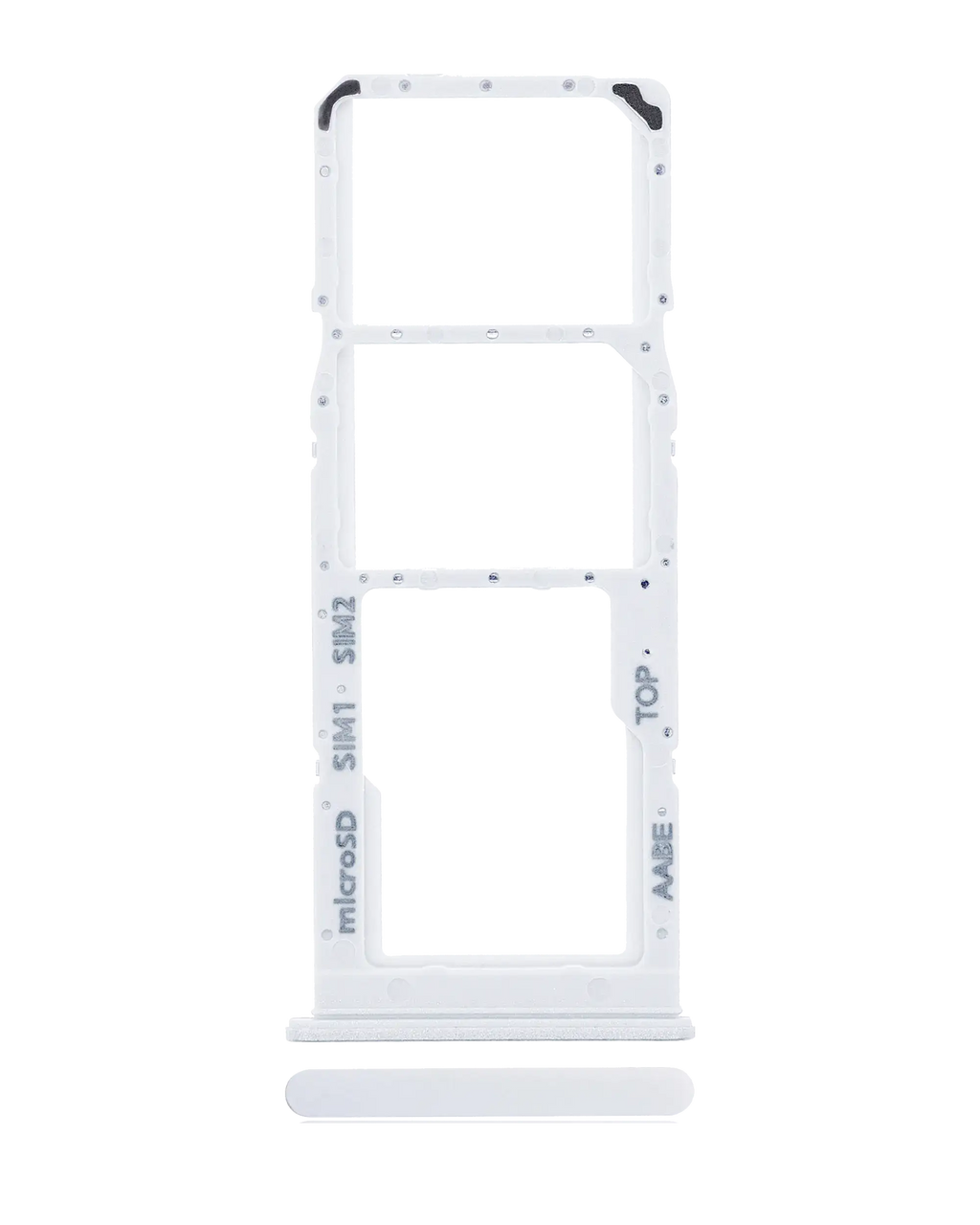 Dual SIM Card Tray for Samsung Galaxy A12 (A125 / 2020) (White)