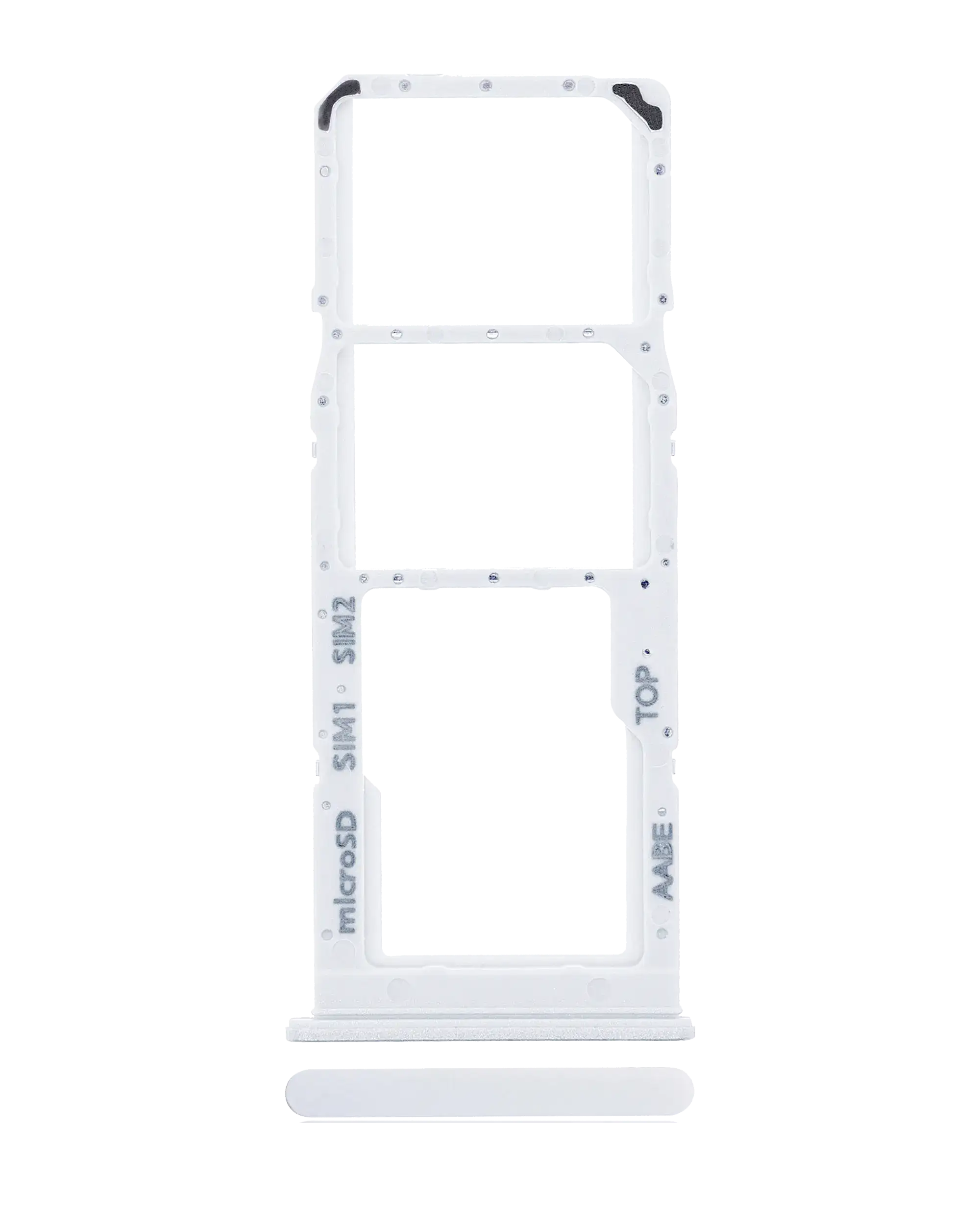 Dual SIM Card Tray for Samsung Galaxy A12 (A125 / 2020) (White)