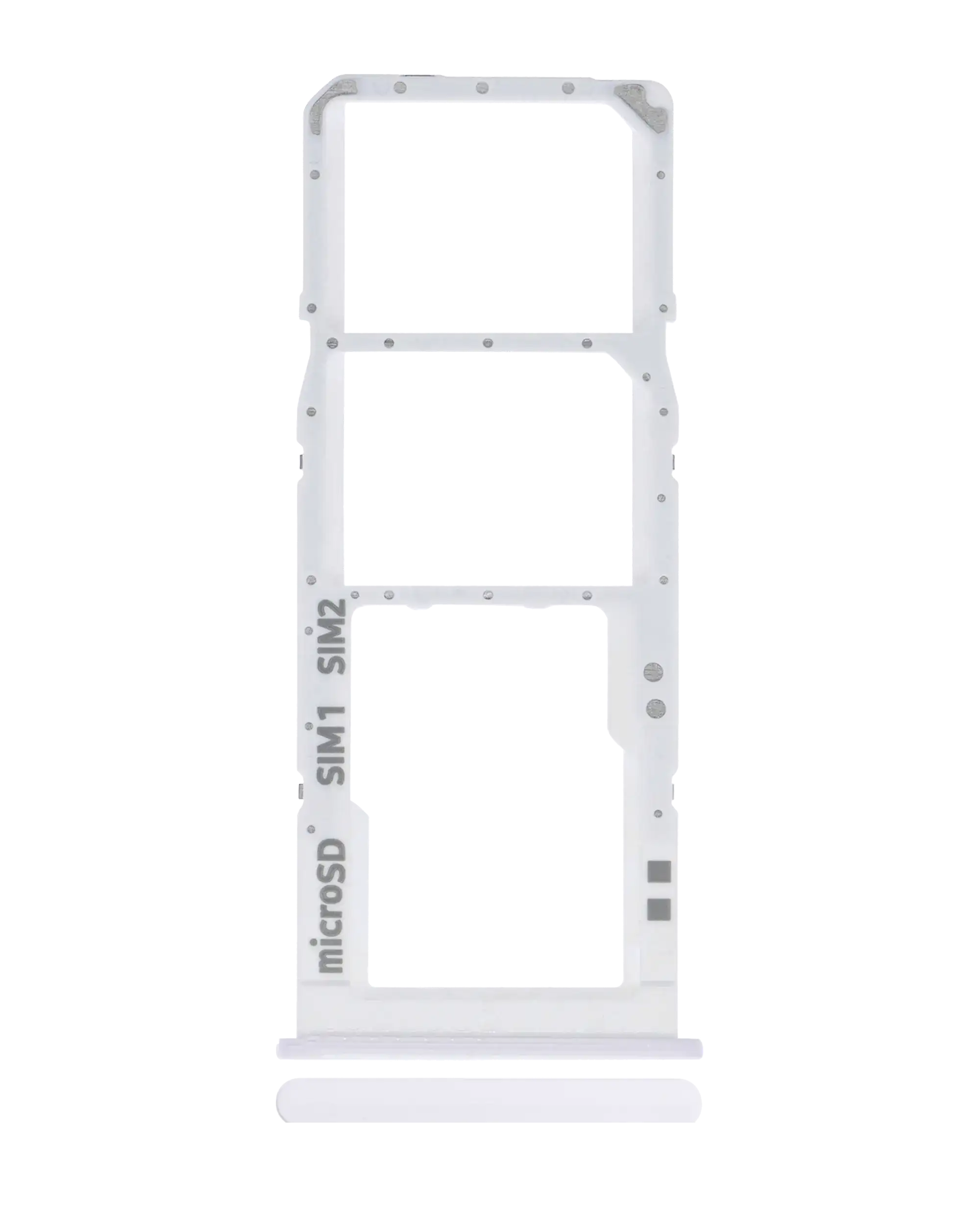 Dual Sim Card Tray für Samsung Galaxy A30S (A307 / 2019) Weiß