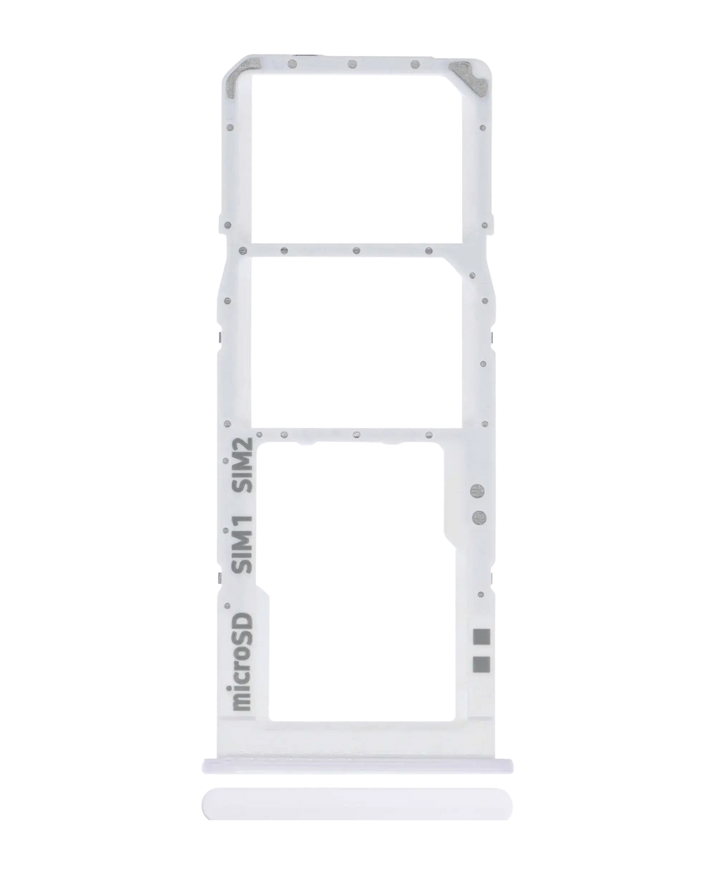 Dual Sim Card Tray für Samsung Galaxy A30S (A307 / 2019) Weiß