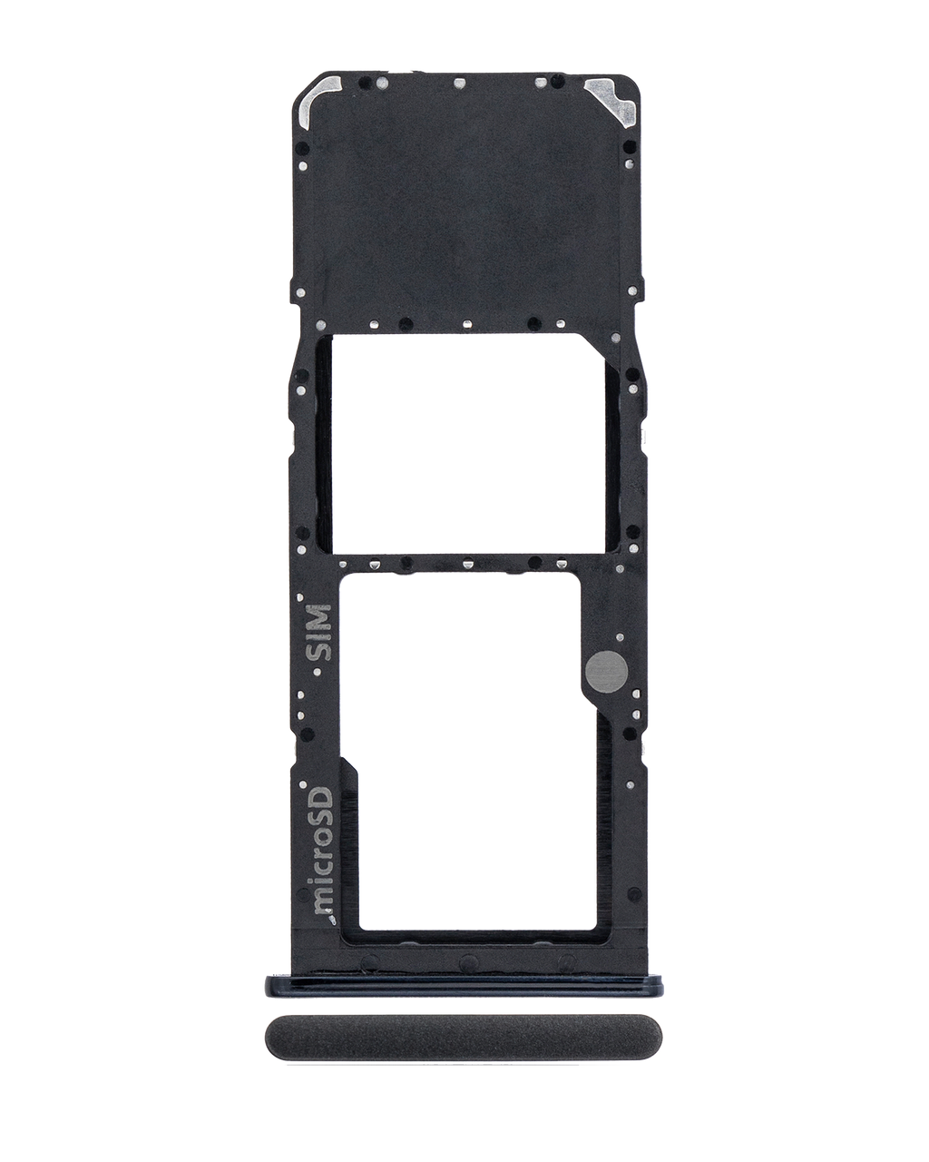 Single SIM Card Tray for Samsung Galaxy A50S (A507 / 2019) - Prism Crush Black