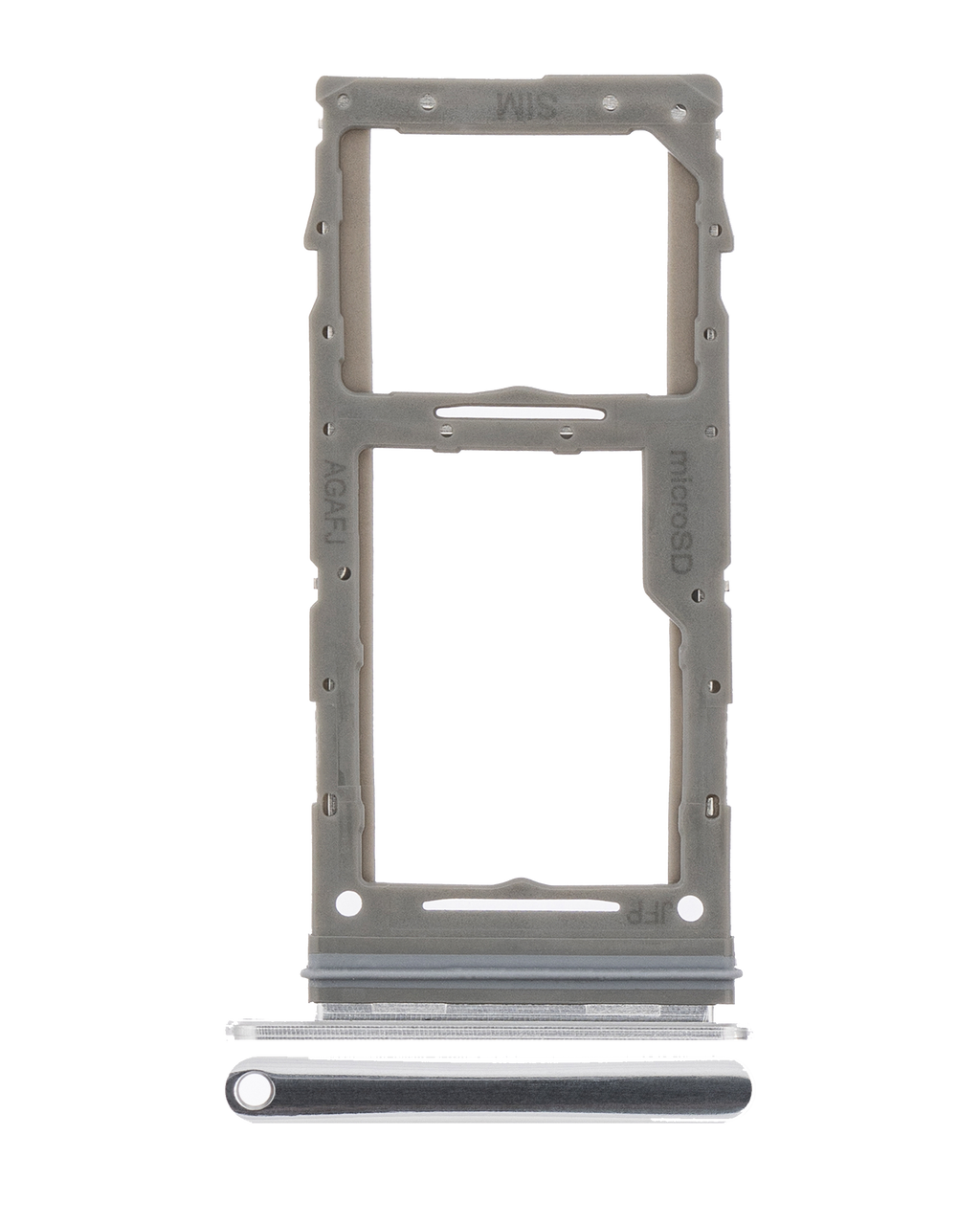 Single SIM Card Tray for Samsung Galaxy A71 5G (A716 / 2020) (Prism Cube Silver)