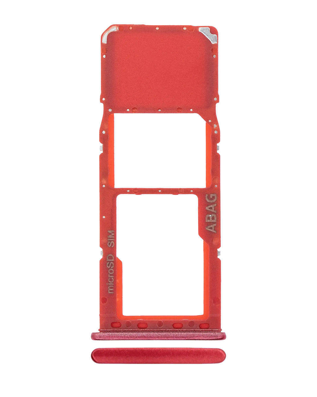 Single SIM Card Tray for Samsung Galaxy A21S (A217 / 2020) (Red)