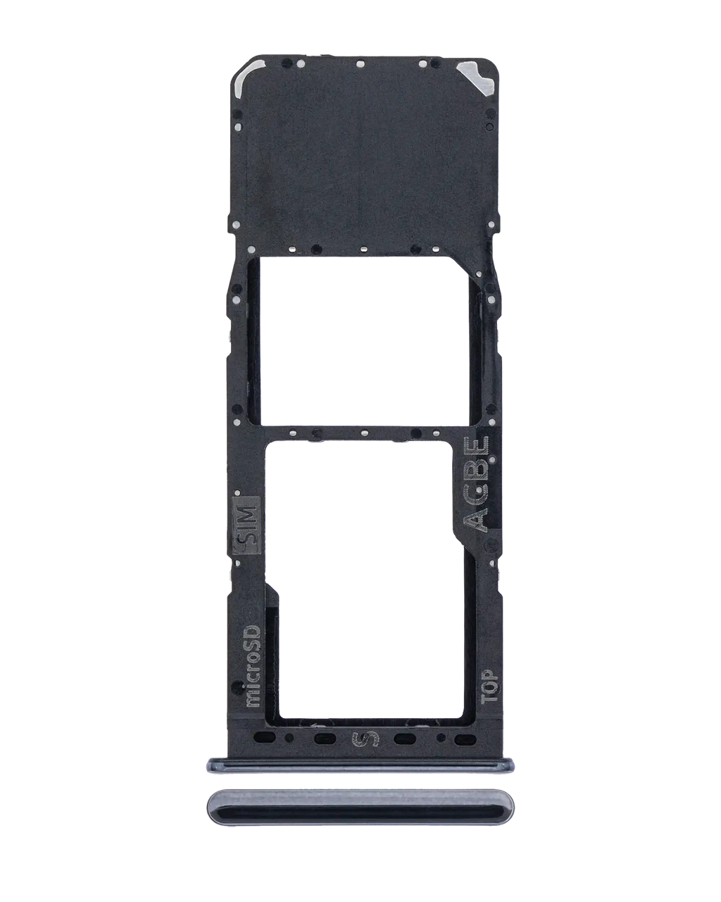 Single SIM Card Tray for Samsung Galaxy A32 (A325 / 2021) (Awesome Black)