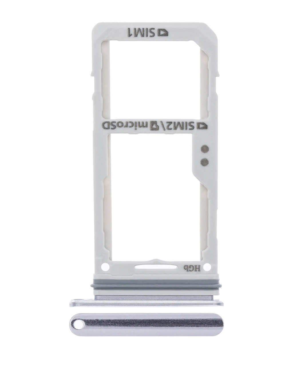 Dual SIM Card Tray for Samsung Galaxy S8 / S8 Plus (Orchid Gray)
