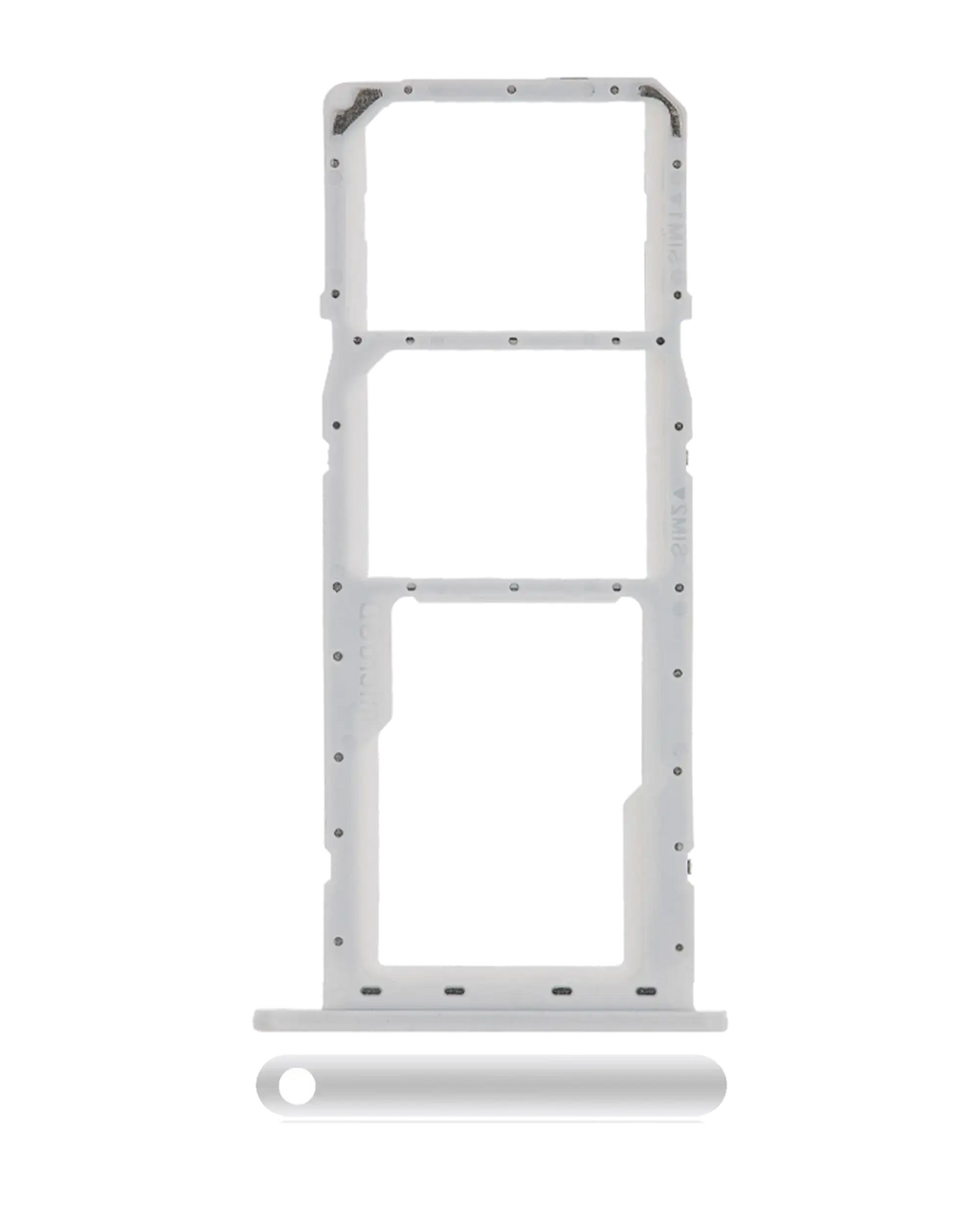 Dual SIM card tray for Samsung Galaxy A11 (A115 / 2020) (White)