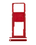 Single SIM-Kartenfach für Samsung Galaxy A01 (A015 / 2020) – Rot