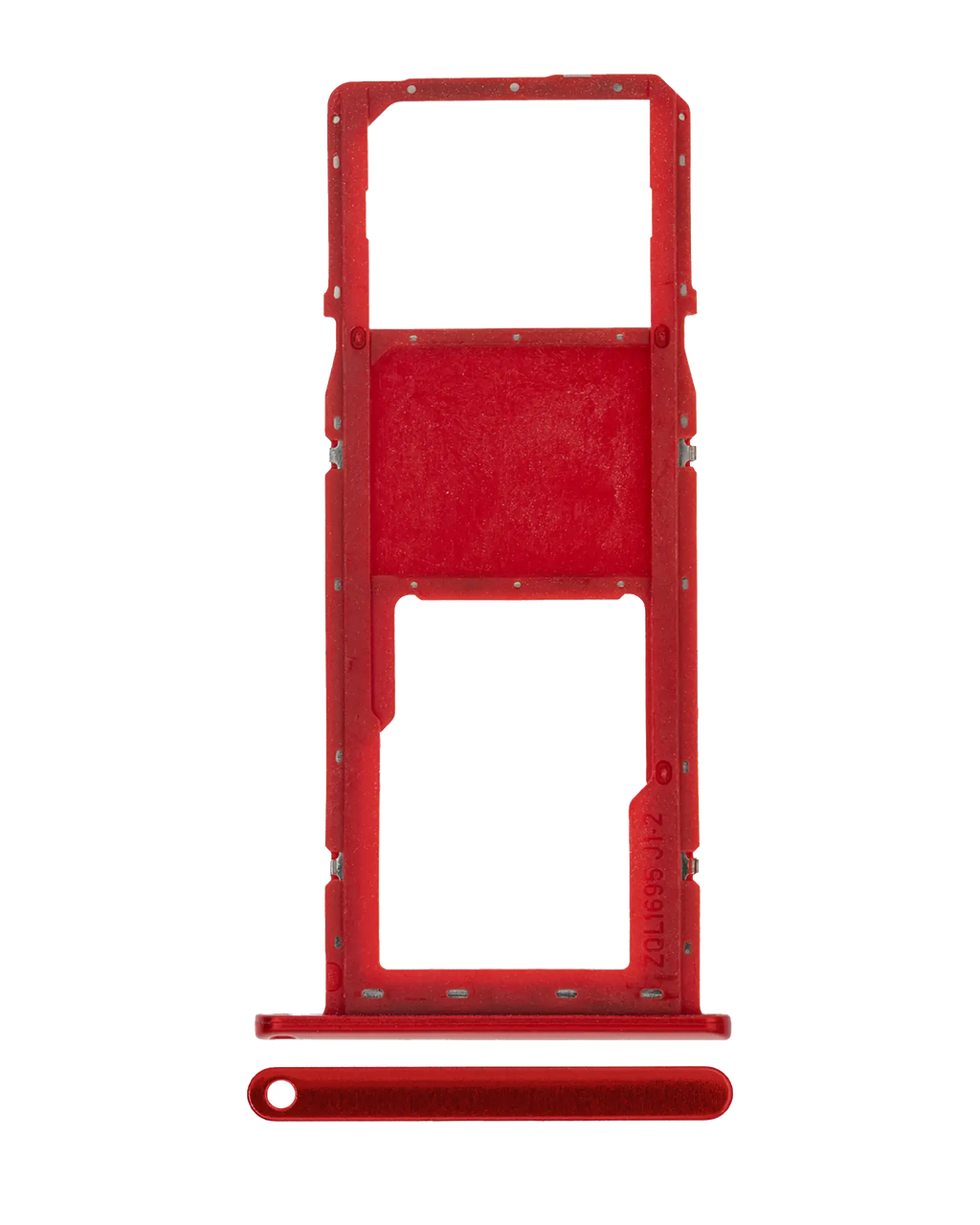 Single SIM-Kartenfach für Samsung Galaxy A01 (A015 / 2020) – Rot