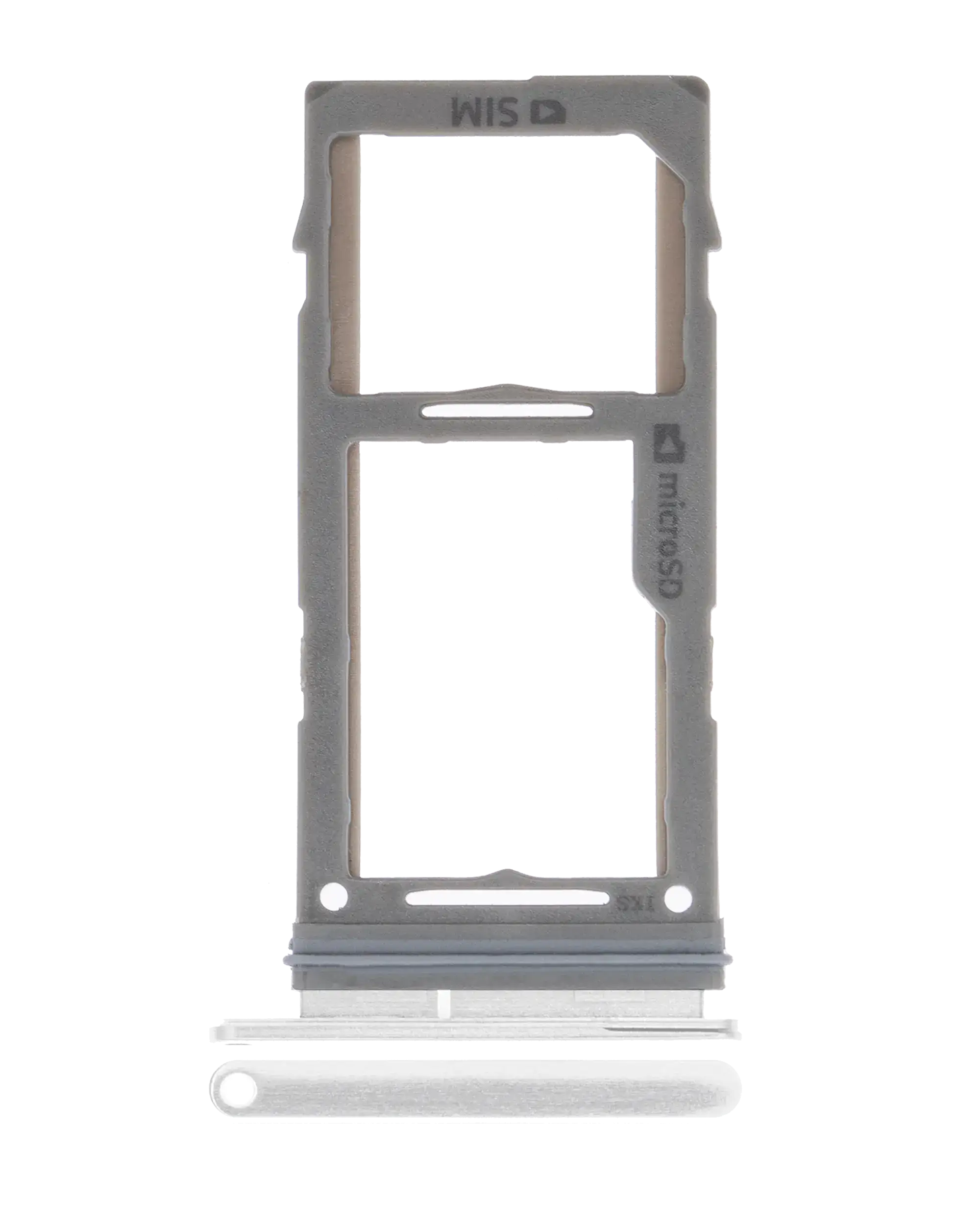 Einzelnes SIM-Kartenfach für Samsung Galaxy S10 / S10 Plus / S10E (Prism White)