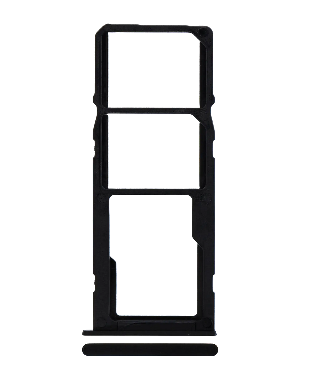 Dual-SIM-Kartentray für Samsung Galaxy A21 (A215 / 2020) (Cosmic Gray)