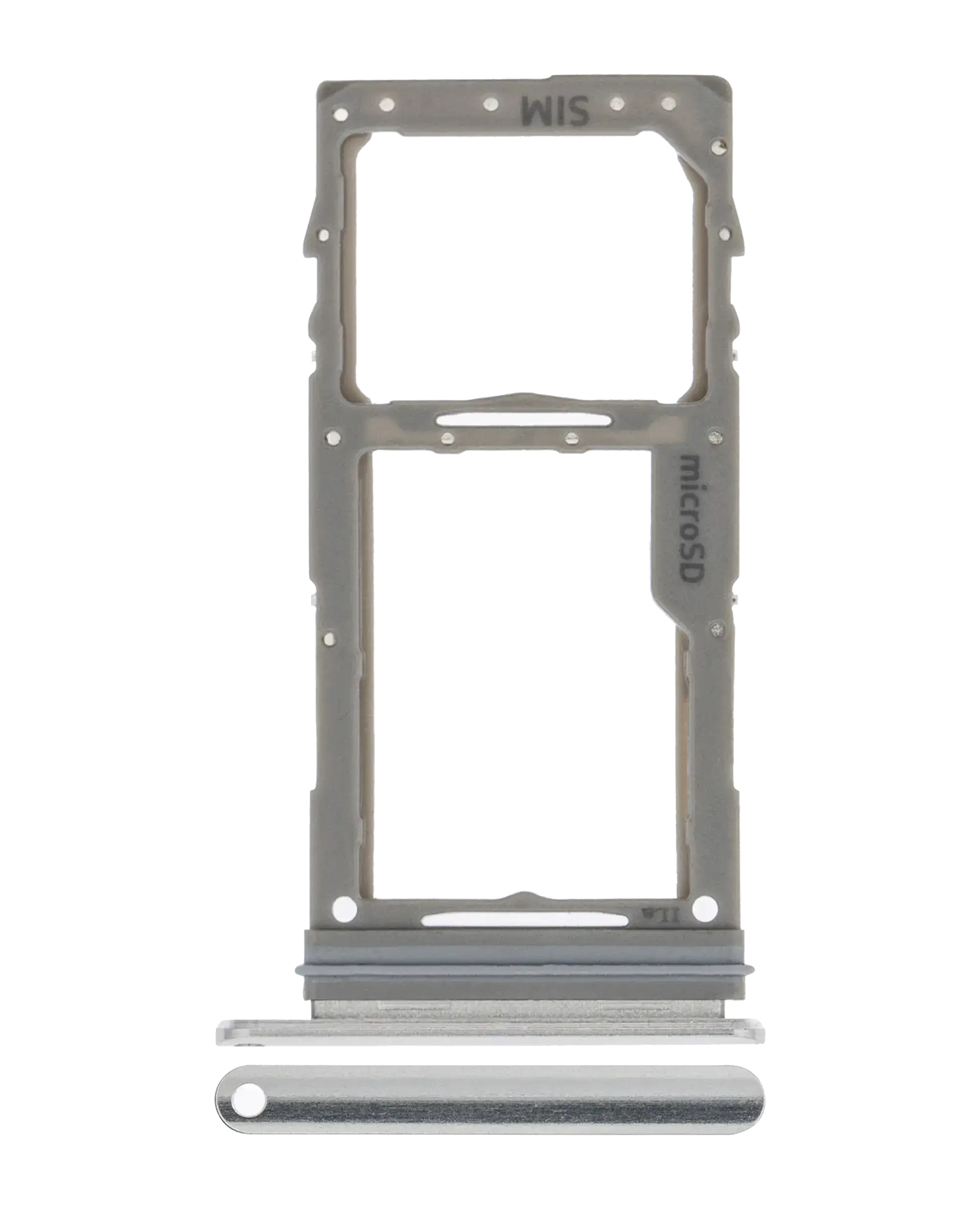 Einzelner SIM-Karten-Tray für Samsung Galaxy S10 Lite (Prism White)