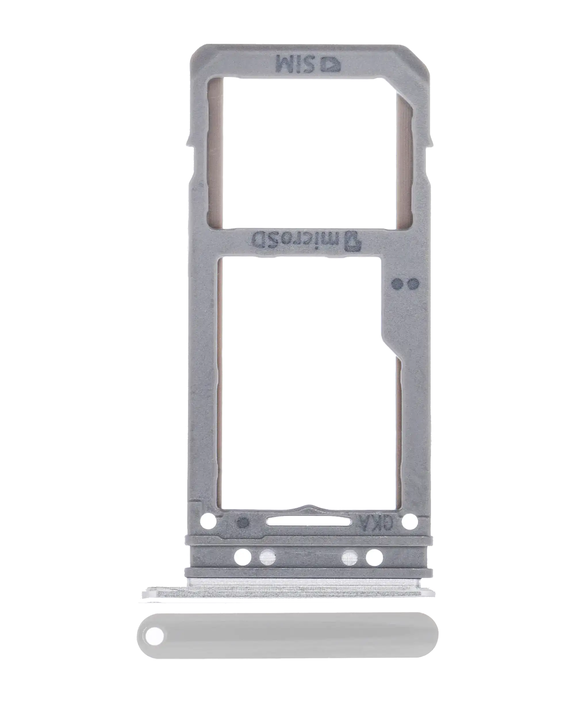 Einzelner SIM-Kartentray für Samsung Galaxy S8 / S8 Plus (Arctic Silver)