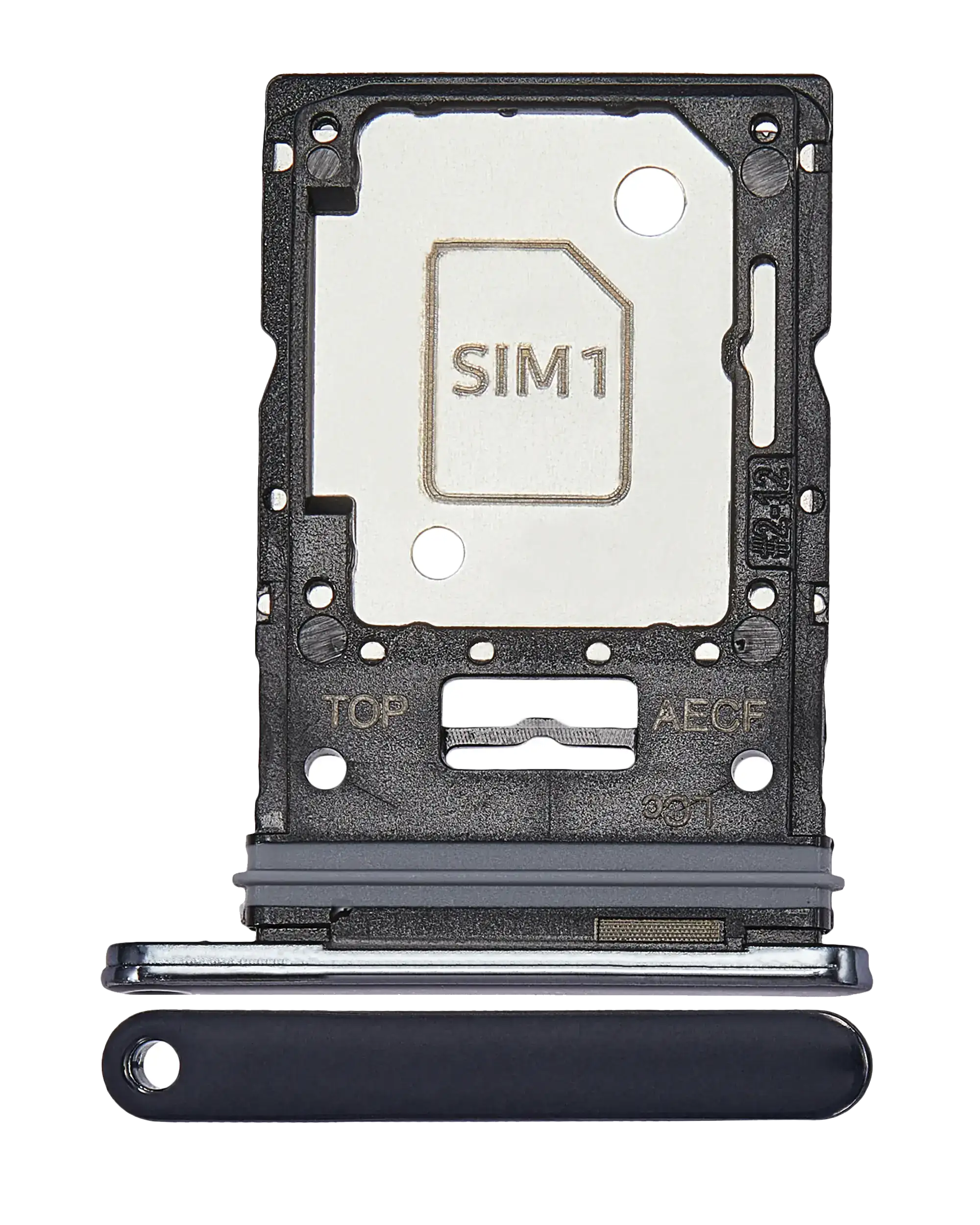 Einzelner SIM-Karten-Tray für Samsung Galaxy A53 5G (A536 / 2022) (Schwarz)