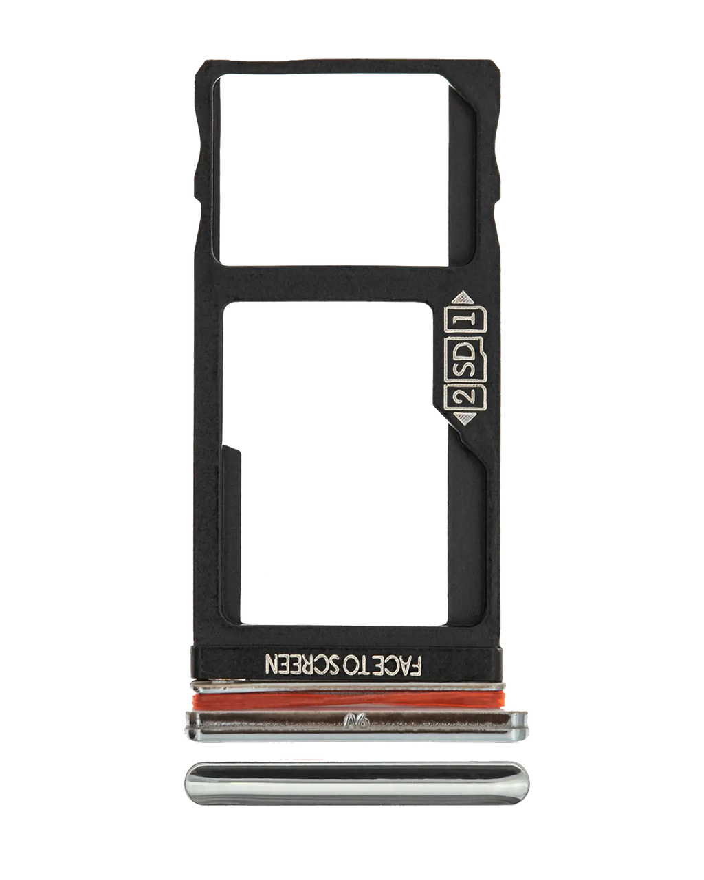 Dual-SIM-Kartentray für Motorola One Fusion Plus (XT2067 / 2020) (Silber)