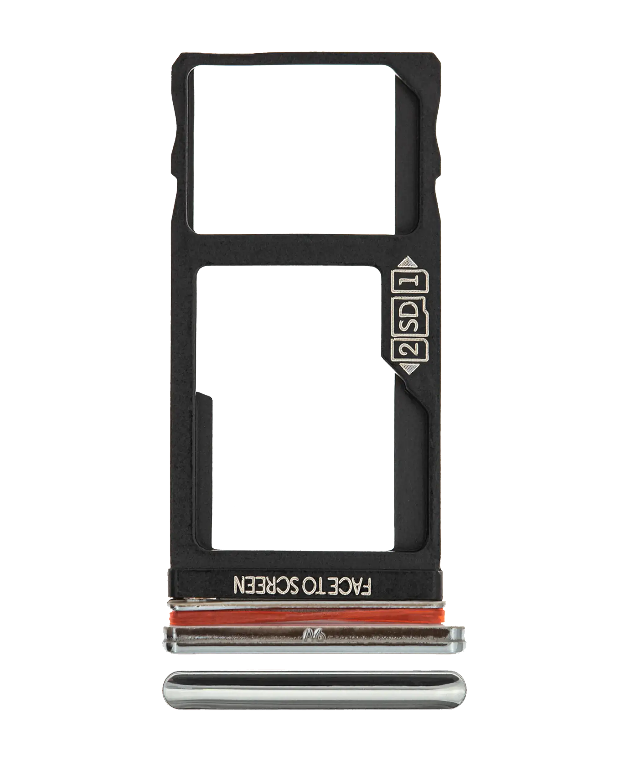 Dual-SIM-Kartentray für Motorola One Fusion Plus (XT2067 / 2020) (Silber)