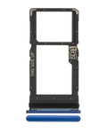 Single SIM Card Tray for Motorola Moto One 5G Ace (XT2113-1/2 / 2021) (Blue)