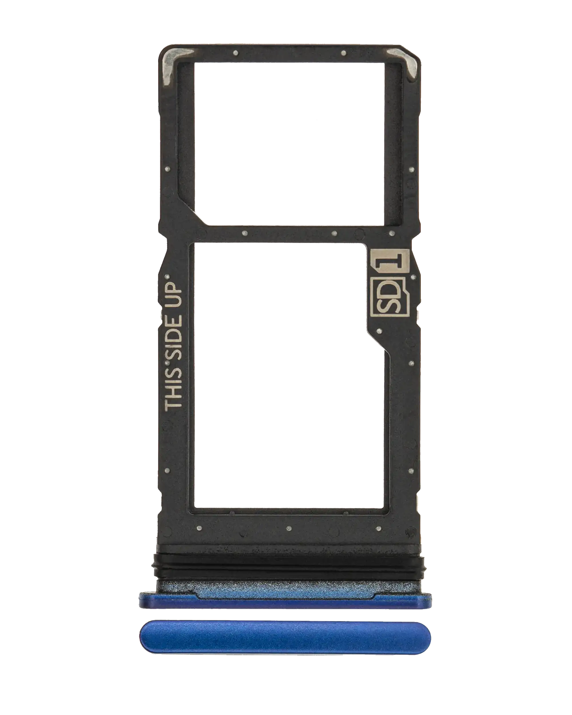 Single SIM Card Tray for Motorola Moto One 5G Ace (XT2113-1/2 / 2021) (Blue)