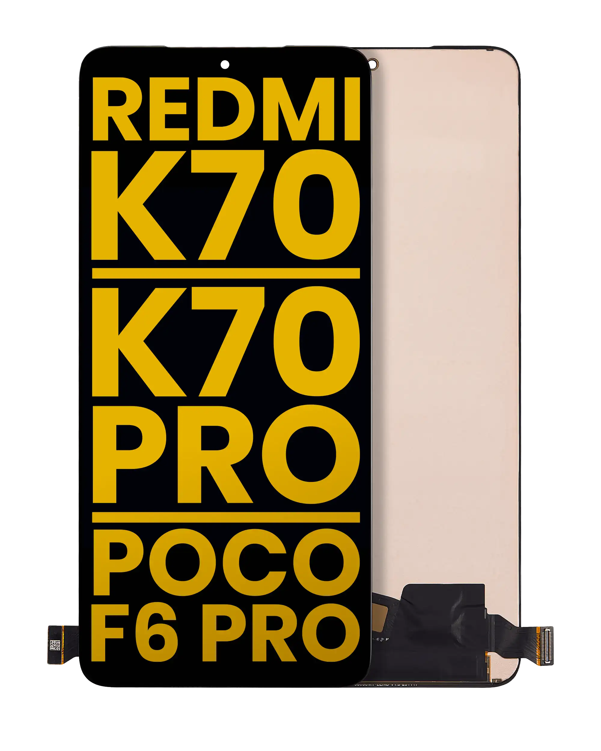 Frameless OLED Display for Xiaomi Redmi K70 / K70 Pro / Poco F6 Pro (Refurbished) (All Colors)