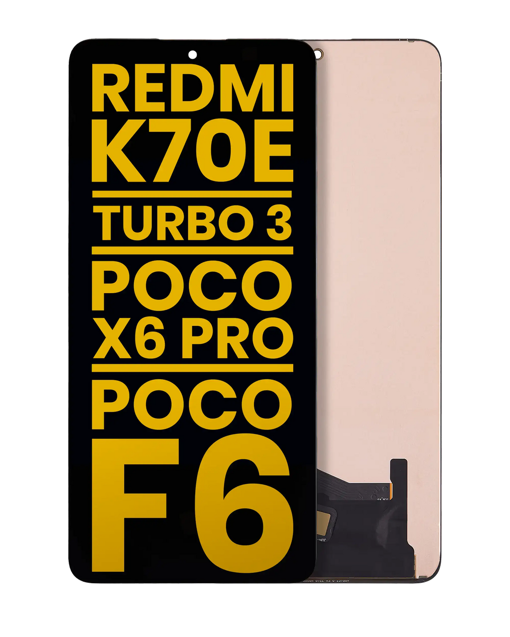 OLED-Display ohne Rahmen Xiaomi Redmi K70E/Poco F6 Refurbished