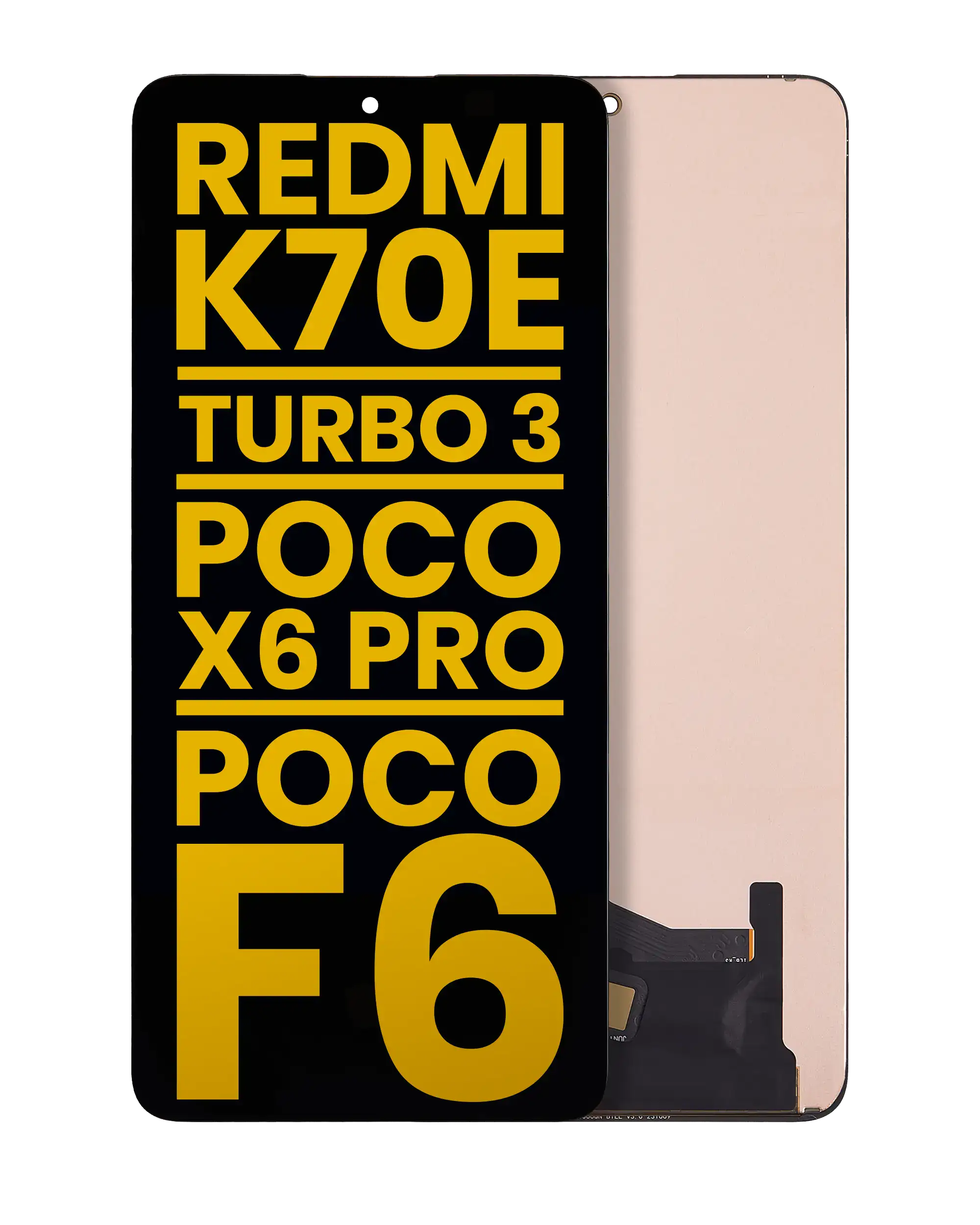 OLED-Display ohne Rahmen Xiaomi Redmi K70E/Poco F6 Refurbished