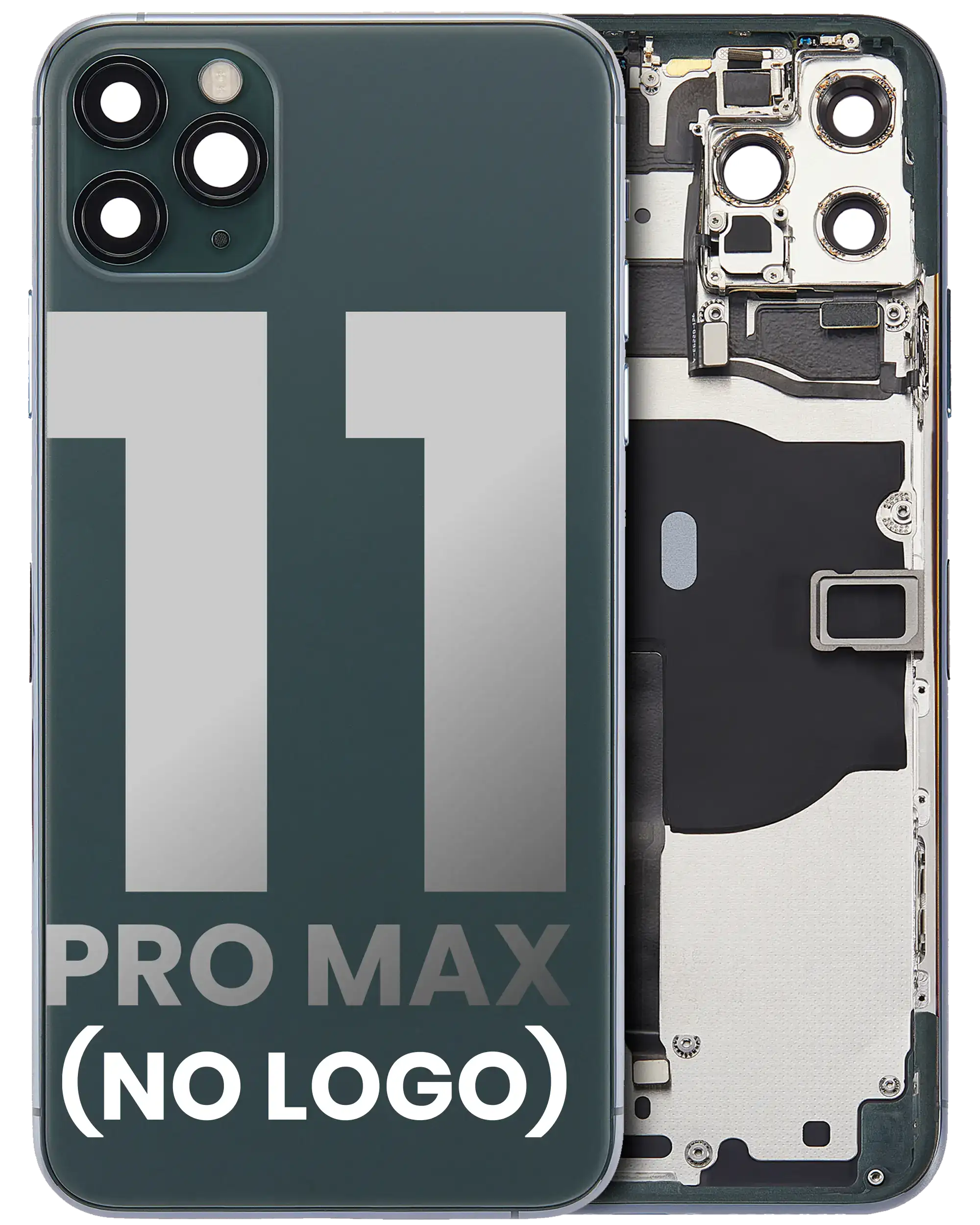 iPhone 11 Pro Max Rückenschale (Midnight Grün, o. Logo) Aftermarket Plus