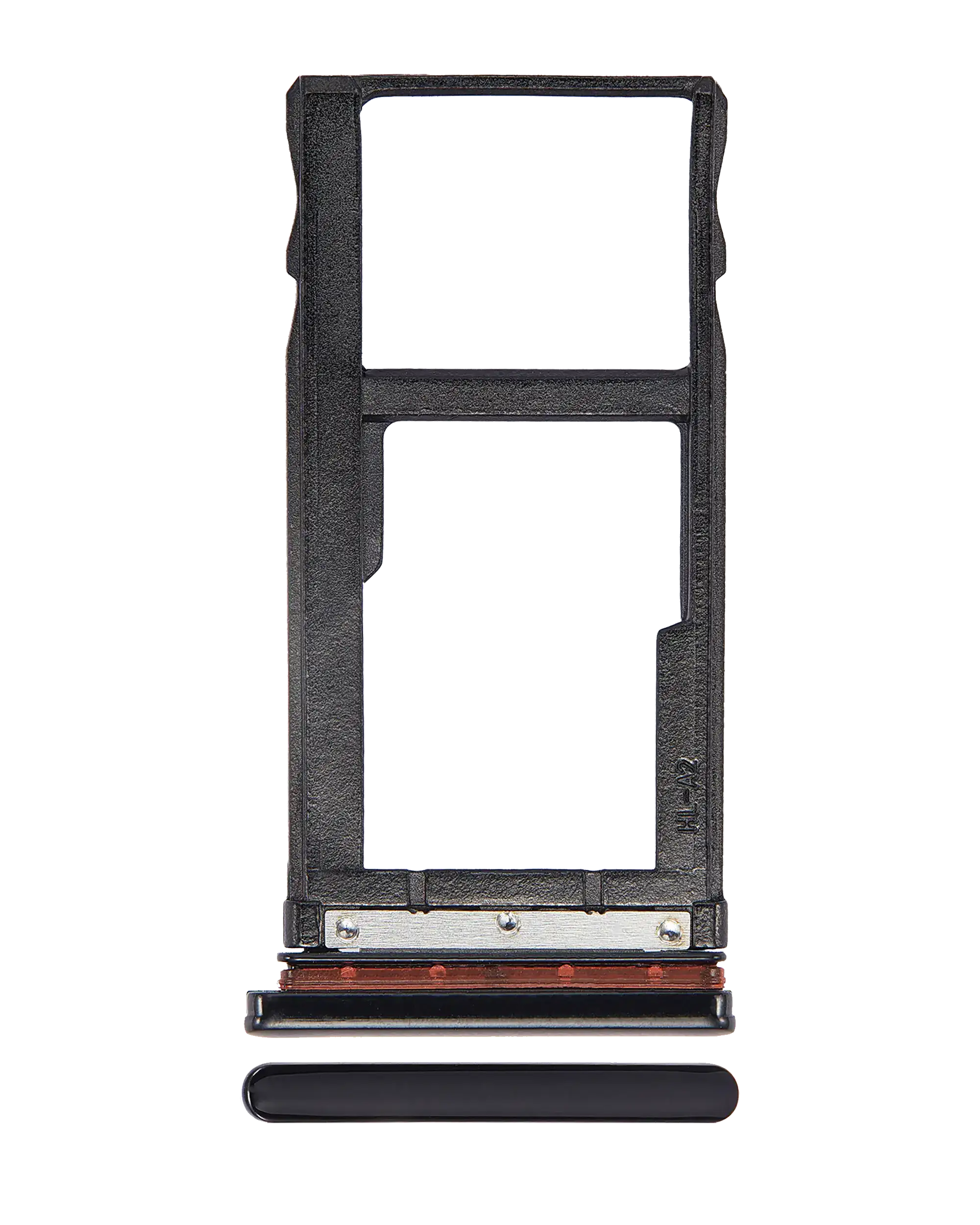 Dual SIM Card Tray for Motorola One Vision (XT1970 / 2019) / P50 (XT1970 / 2019) - Black